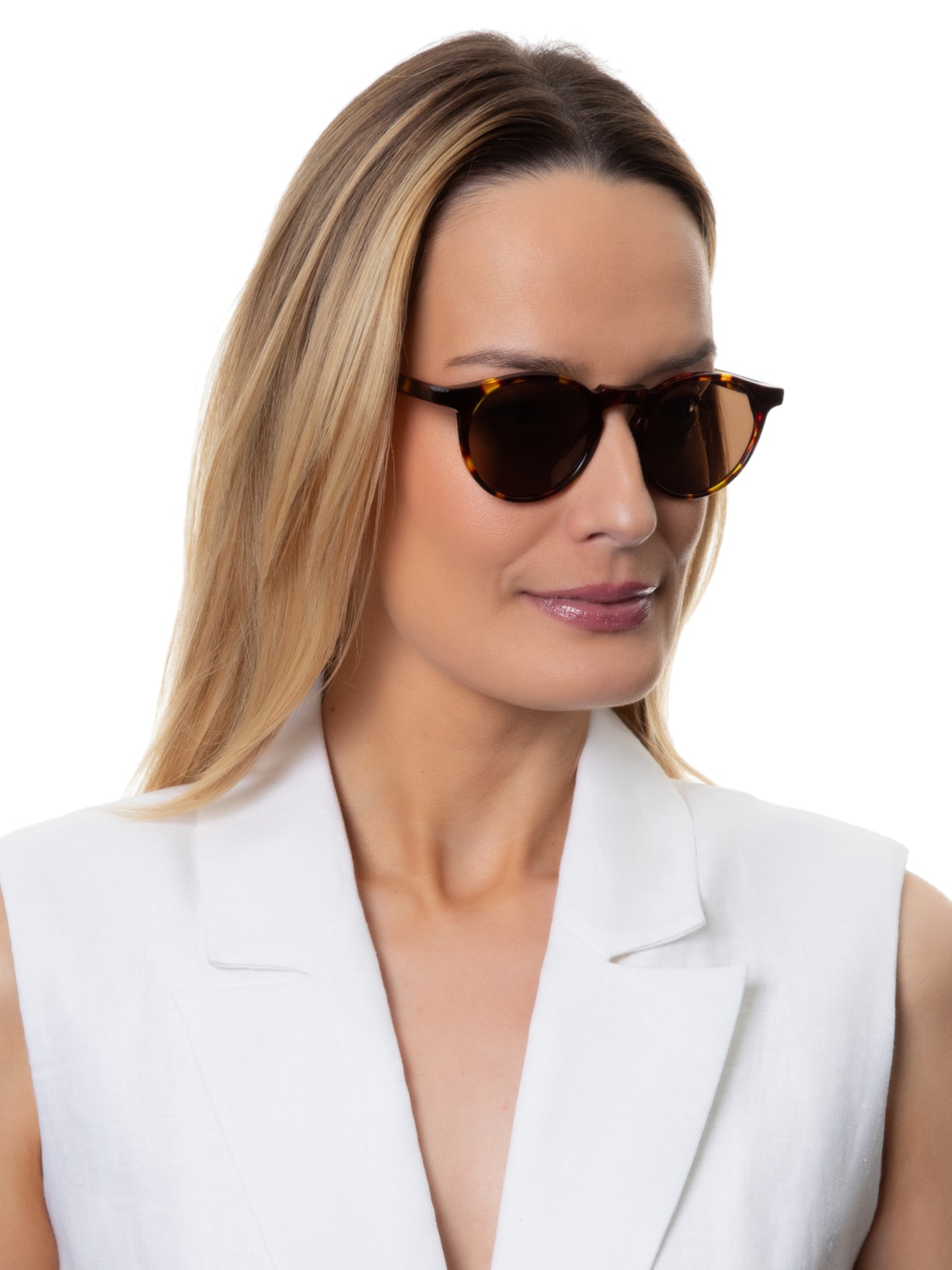 Óculos De Sol Unissex Fred Solar Demi Clássico Marrom Livo