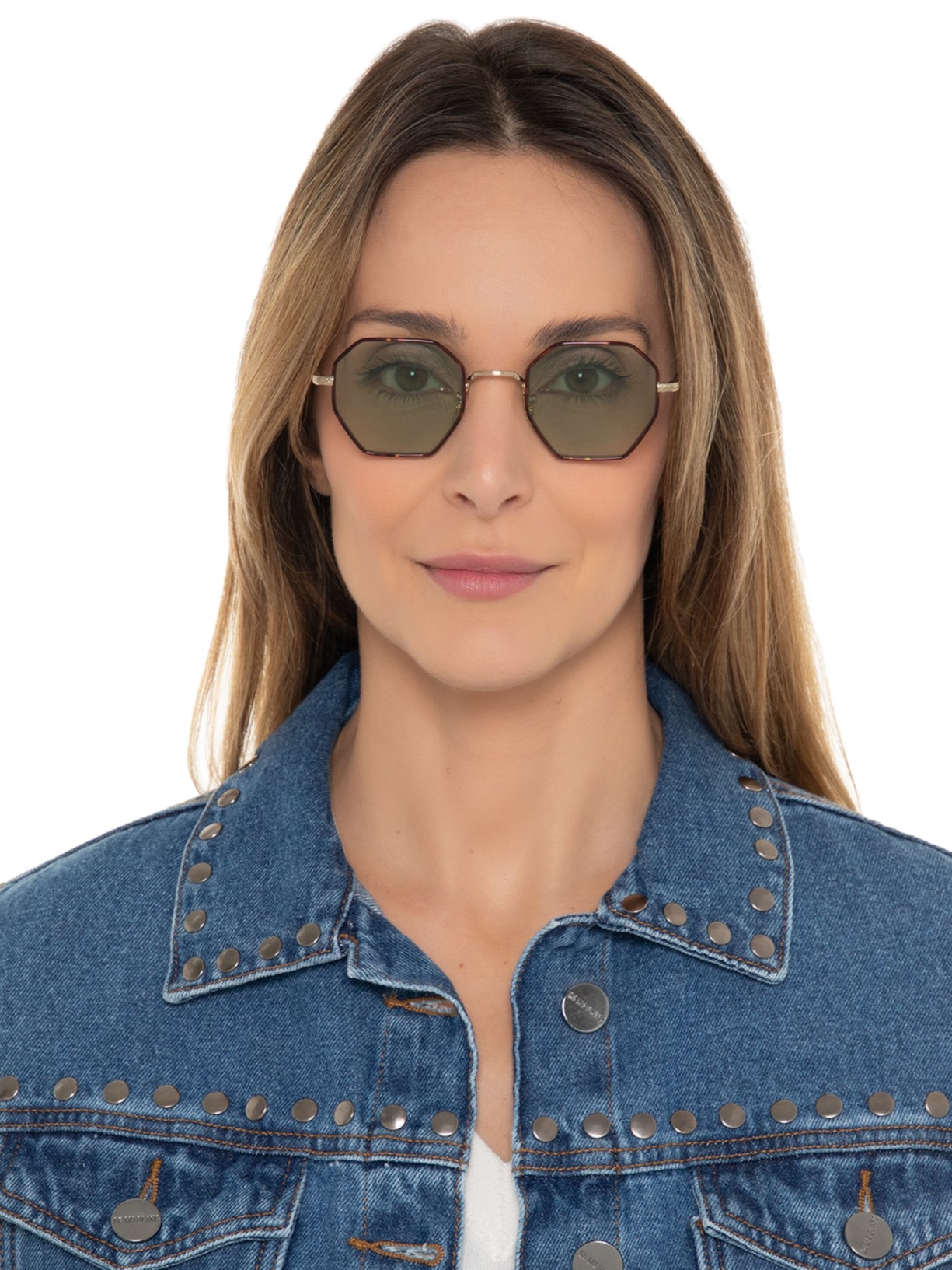 óculos De Sol Unissex Holender Dourado Oliver Peoples