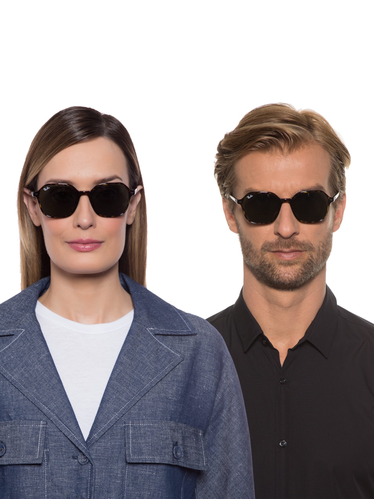 óculos De Sol Unissex John Preto Ray-ban