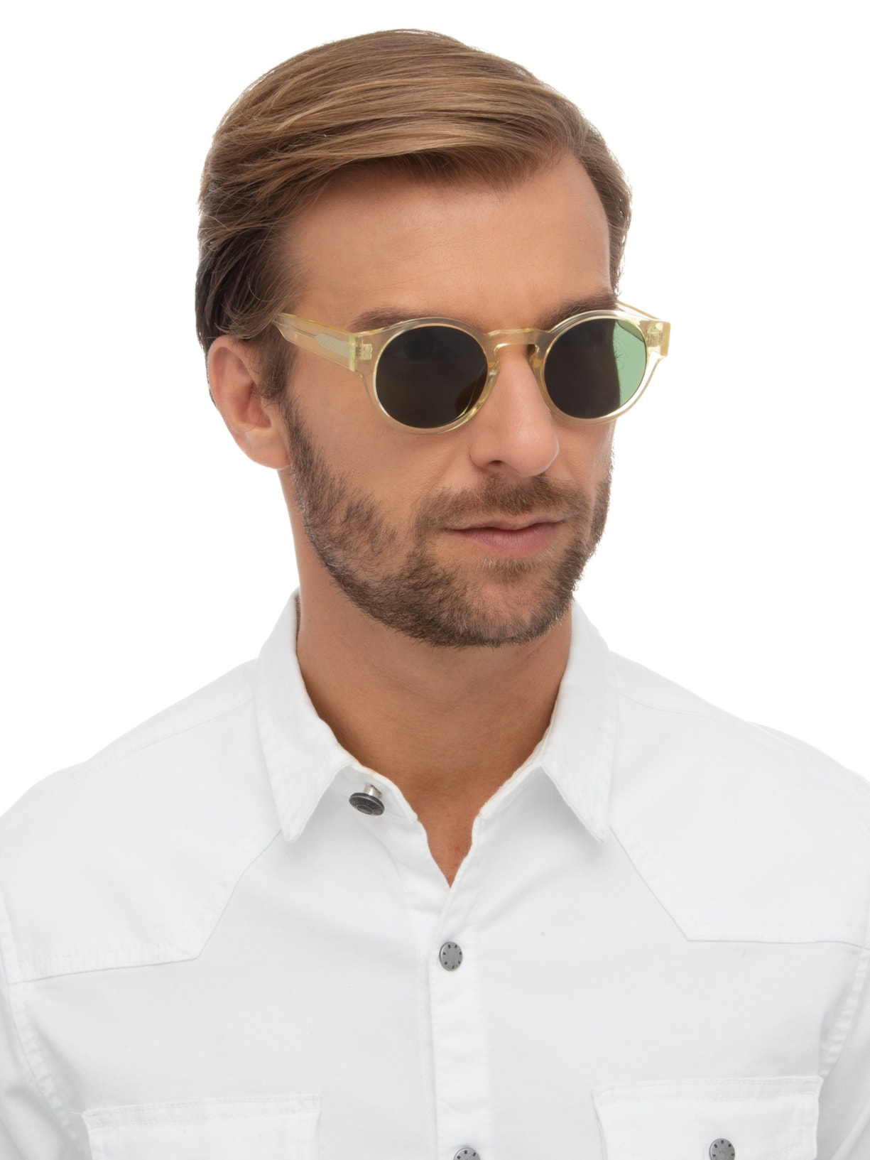 Óculos De Sol Unissex Jules Amarelo Livo