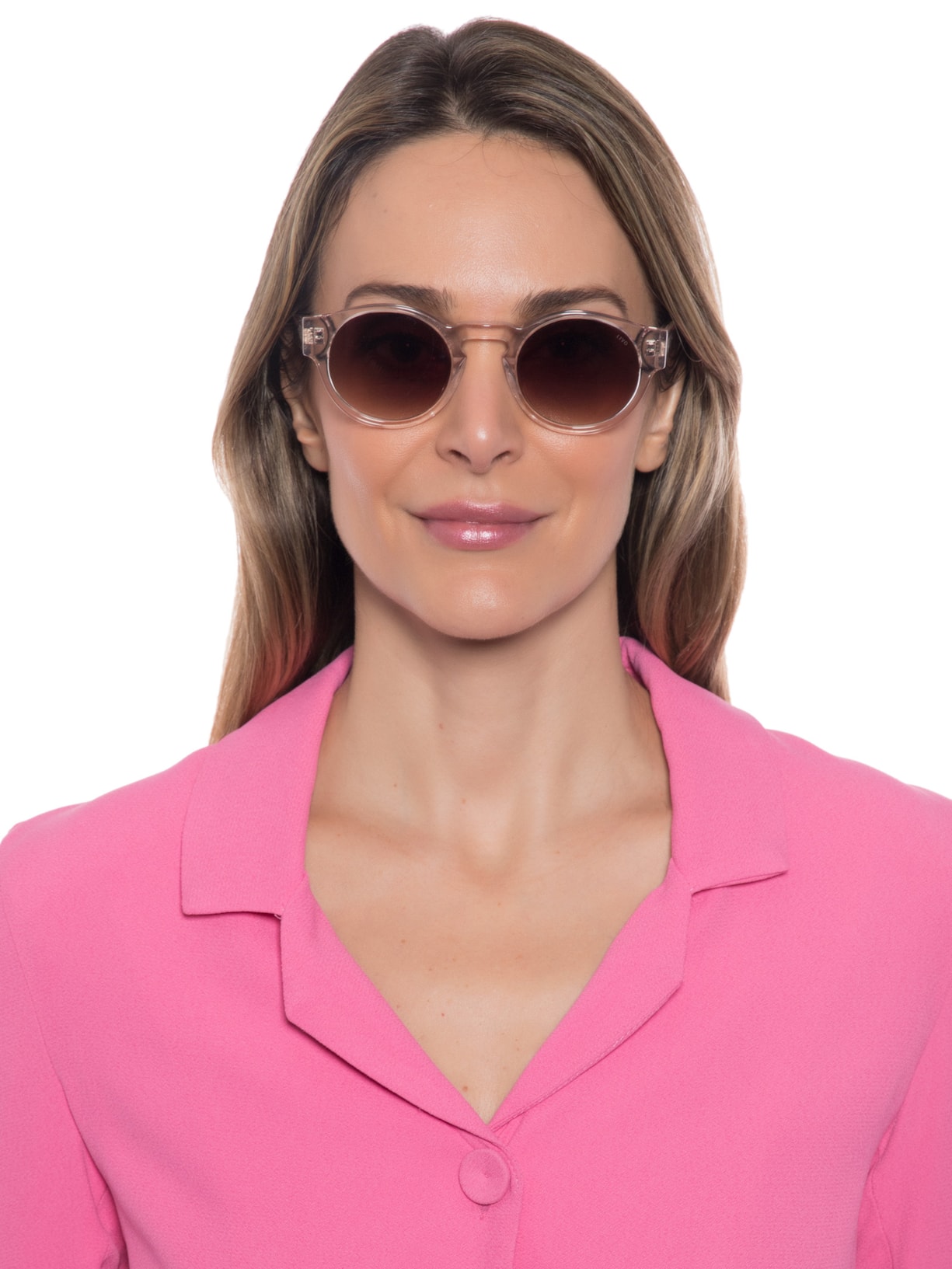 óculos De Sol Unissex Jules Degrade Bege Livo