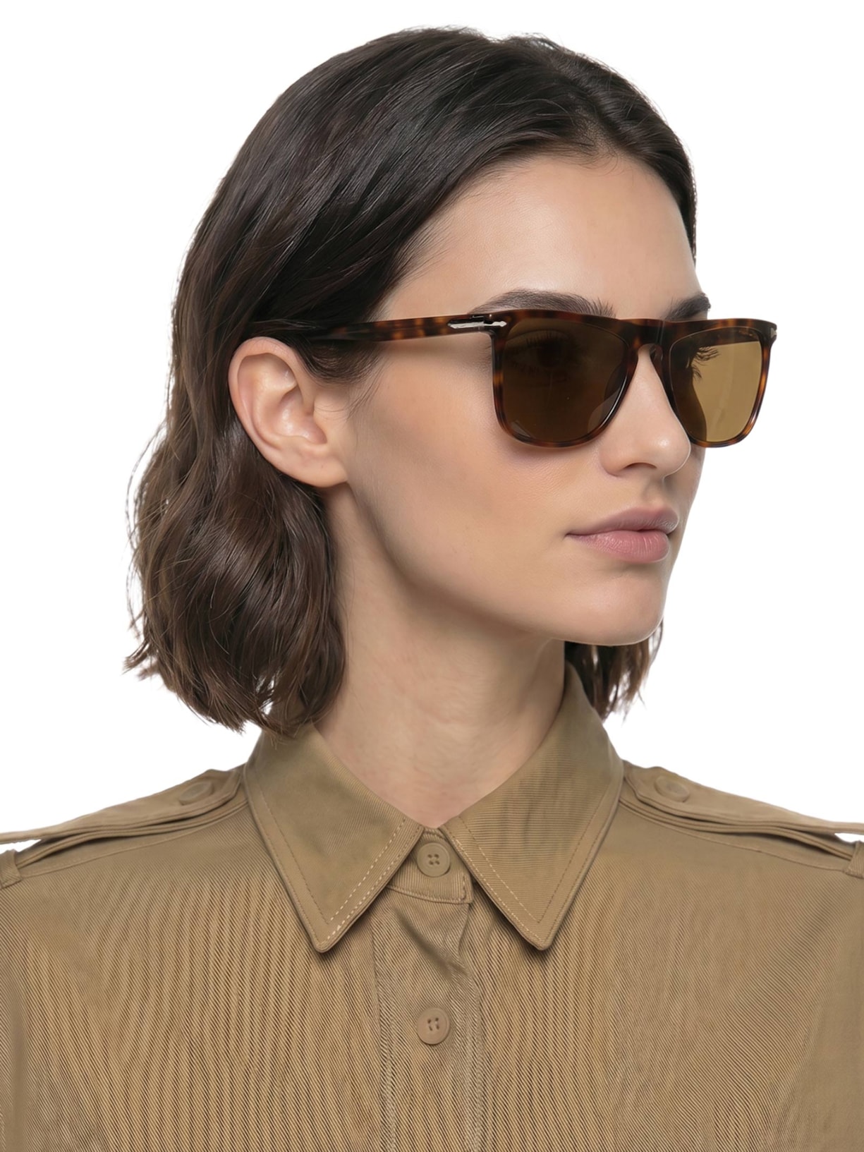 Óculos De Sol Unissex Marrom Persol