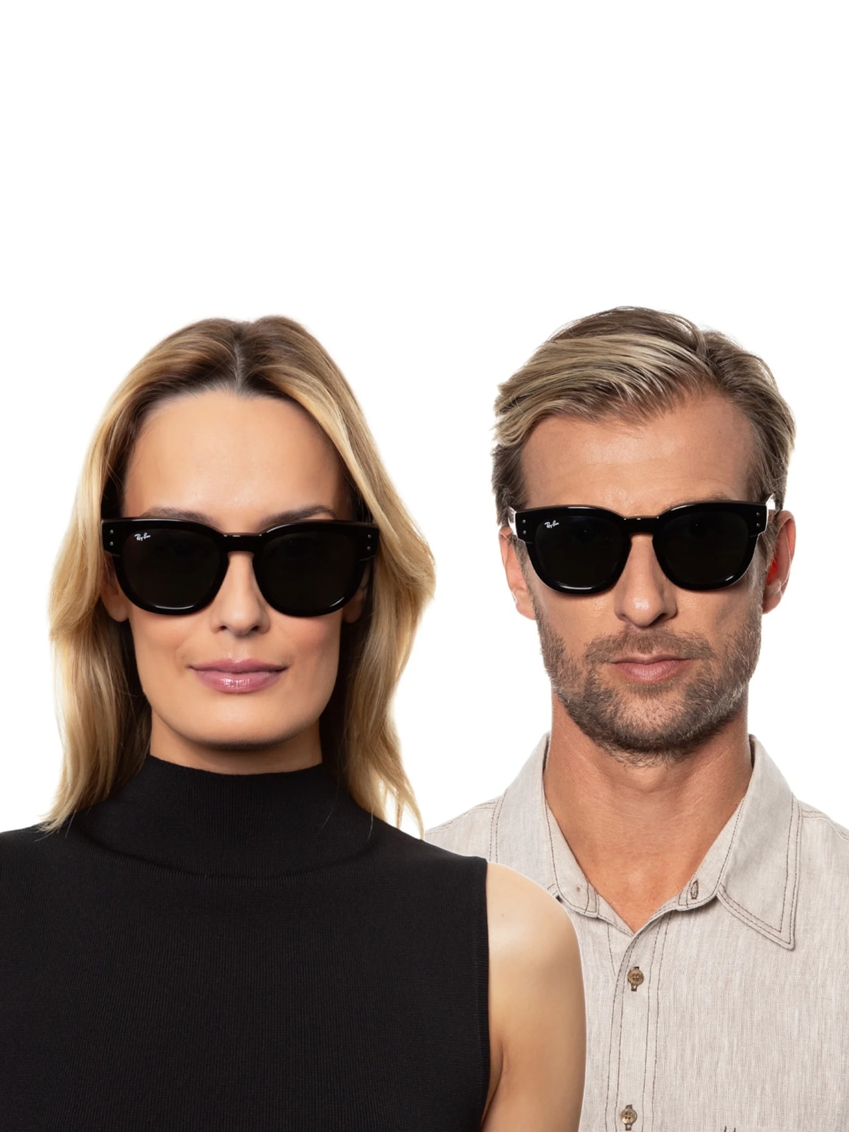 Óculos De Sol Unissex Mega Hawkeye Preto Ray-ban