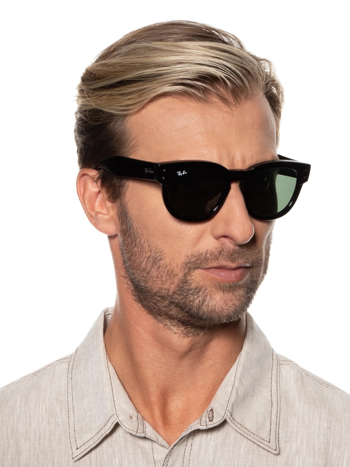 Óculos De Sol Unissex Mega Hawkeye Preto Ray-ban