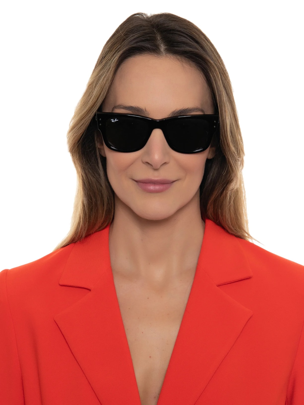 Óculos De Sol Unissex Mega Wayfarer Preto Ray-ban