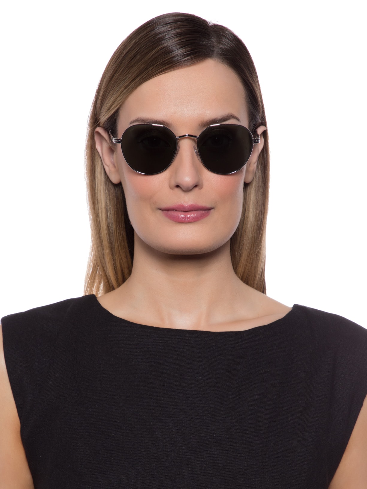 Óculos De Sol Unissex Metalizado Prata Persol