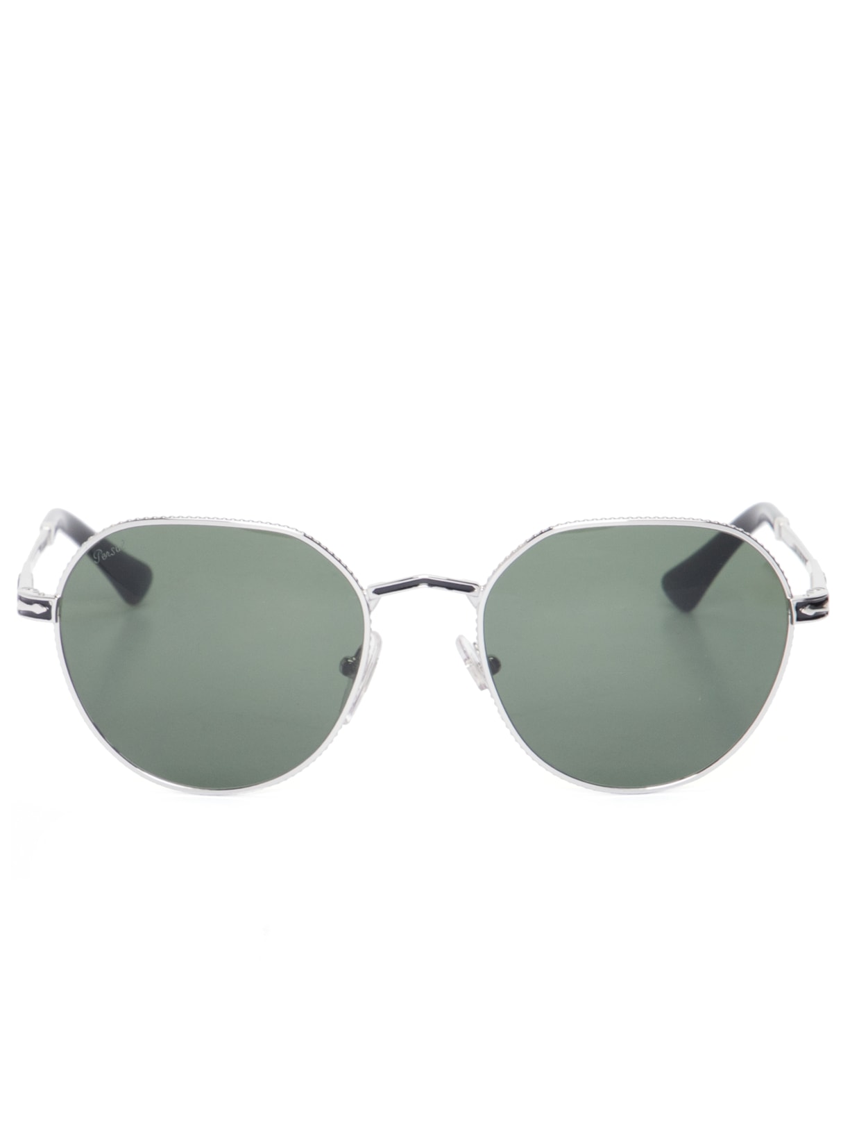 Óculos De Sol Unissex Metalizado Prata Persol