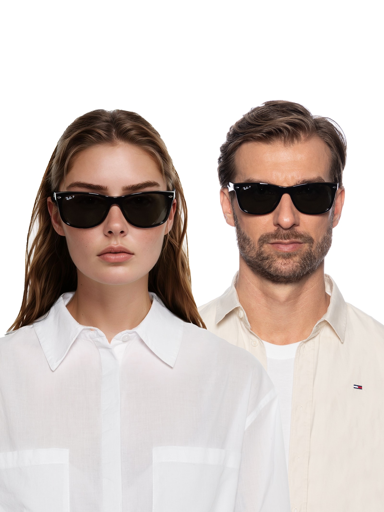 Ray-Ban - Óculos De Sol Unissex New Wayfare Classic - Preto