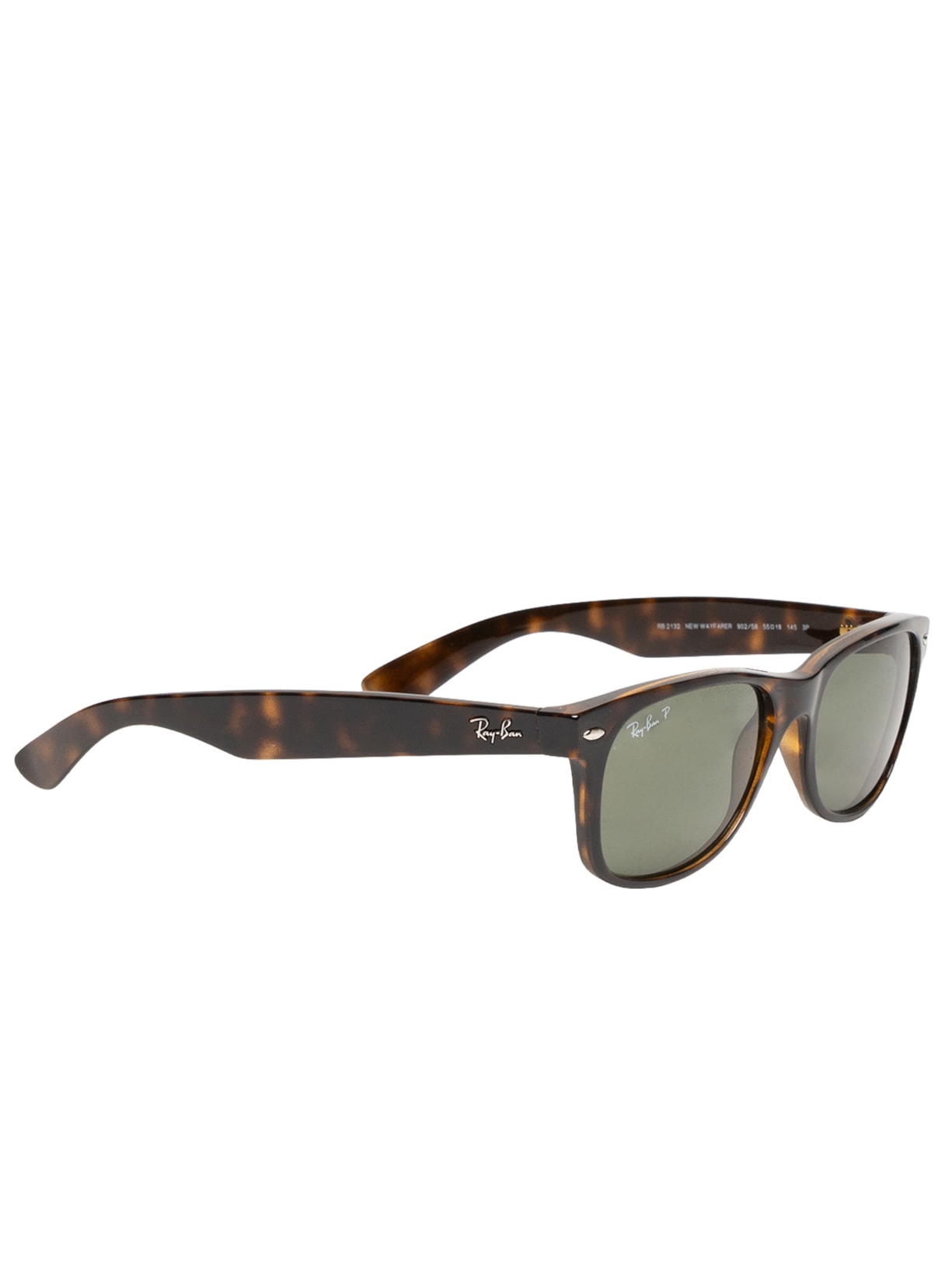 Óculos De Sol Unissex New Wayfarer Classic Marrom Ray-ban