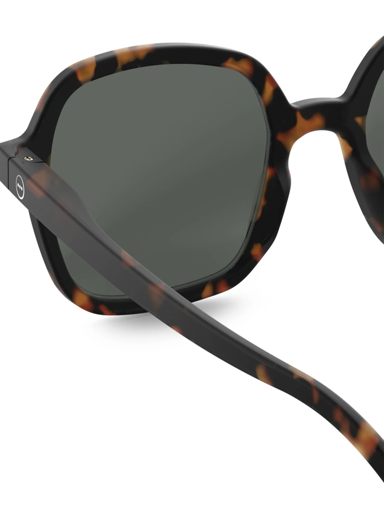 Óculos De Sol Unissex #Office Tortoise Oversize Square Marrom Izipizi