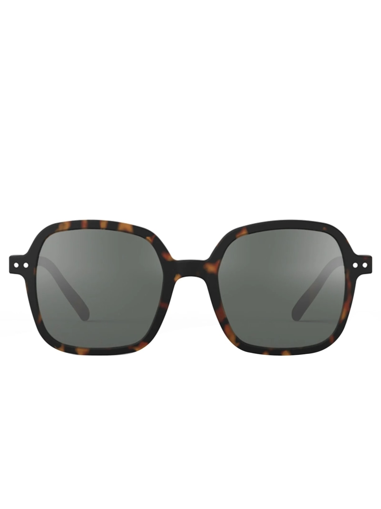 Óculos De Sol Unissex #Office Tortoise Oversize Square Marrom Izipizi