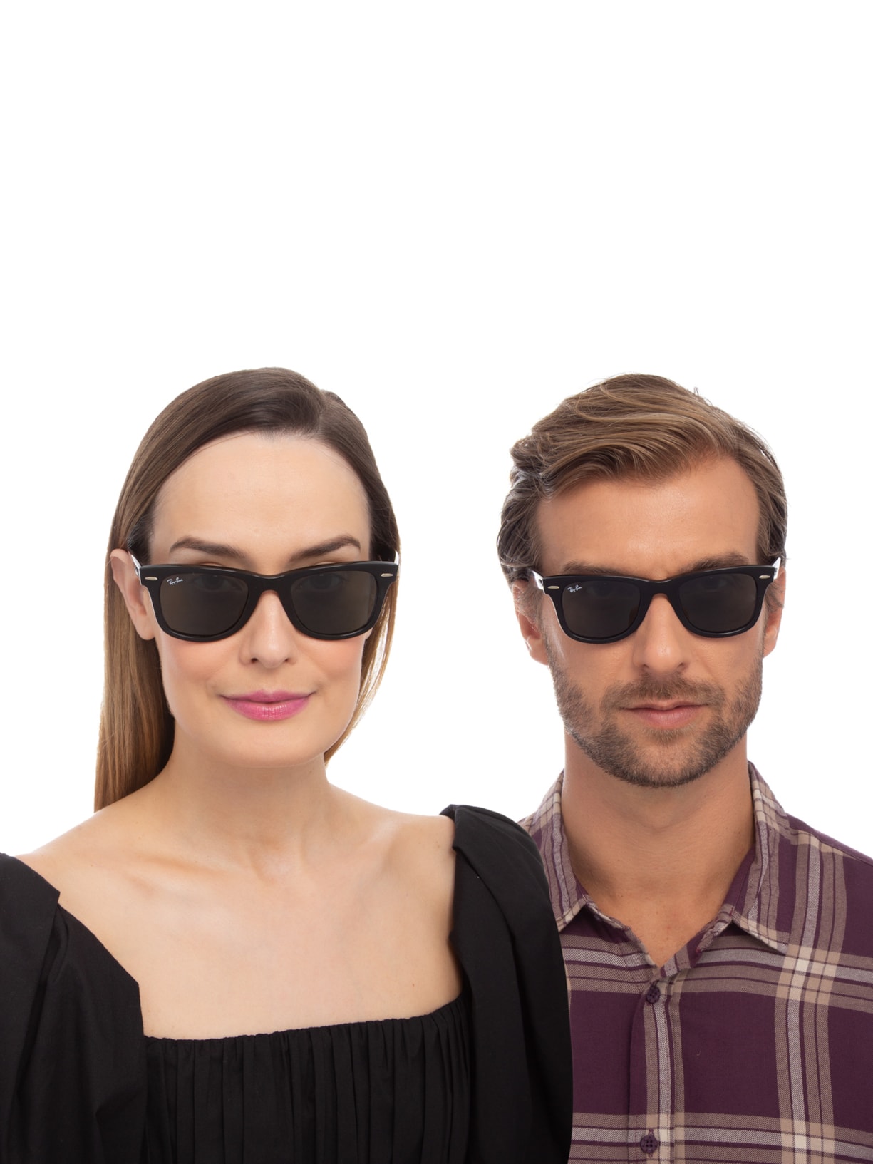 Óculos De Sol Unissex Original Wayfarer Classic Preto Ray-ban