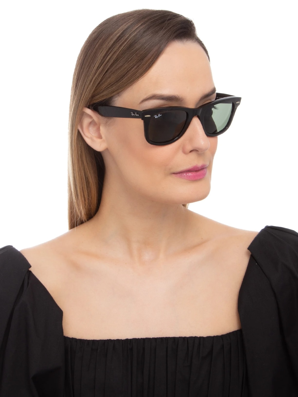Óculos De Sol Unissex Original Wayfarer Classic Preto Ray-ban