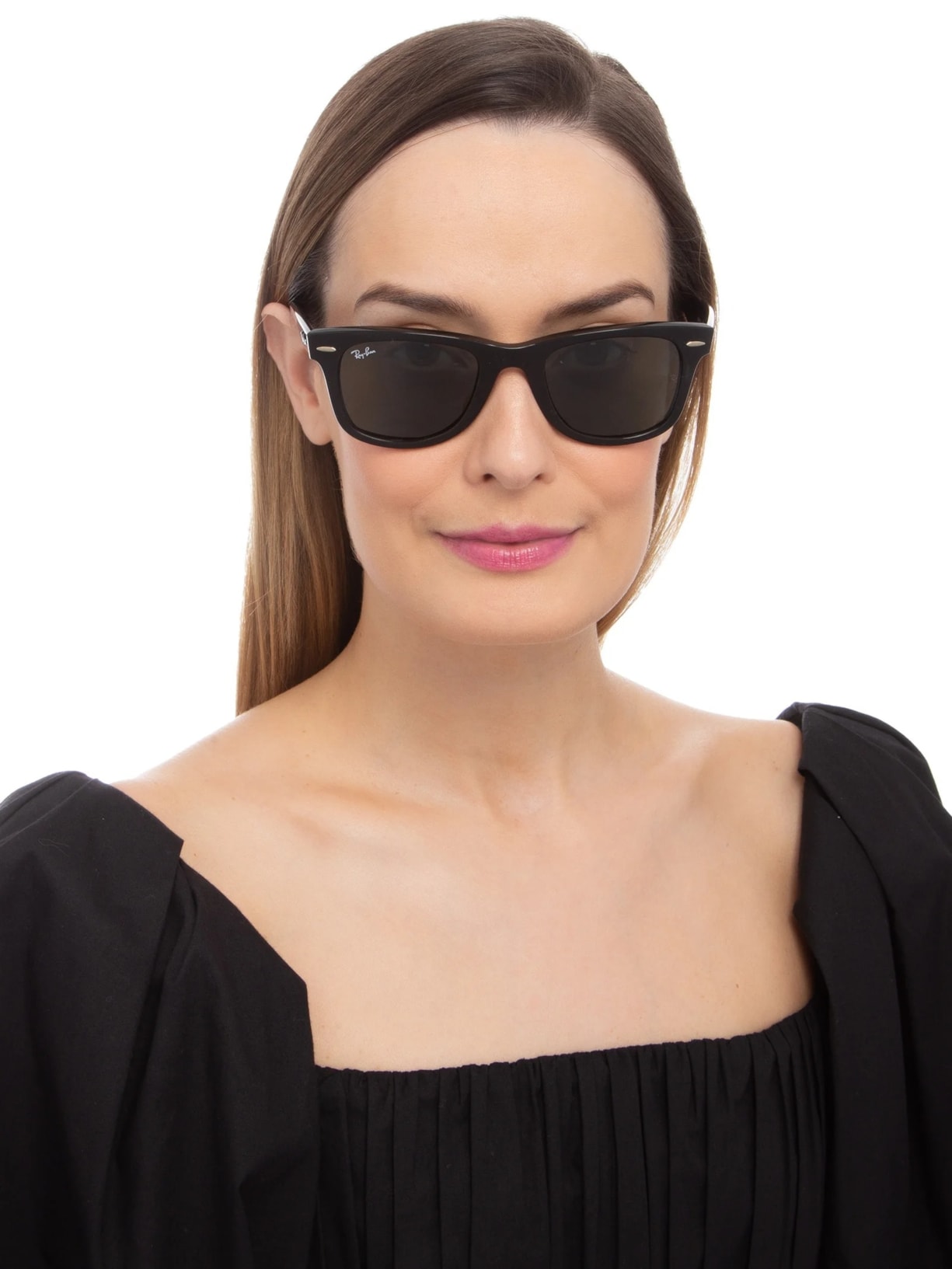 Óculos De Sol Unissex Original Wayfarer Classic Preto Ray-ban