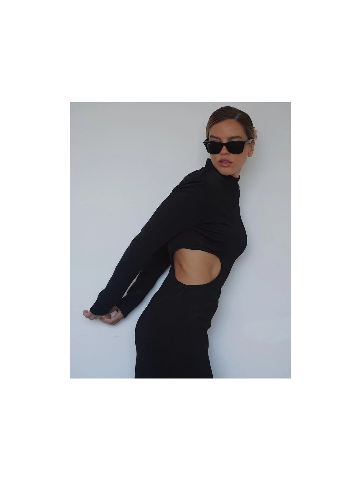 Óculos De Sol Unissex Original Wayfarer Classic Preto Ray-ban