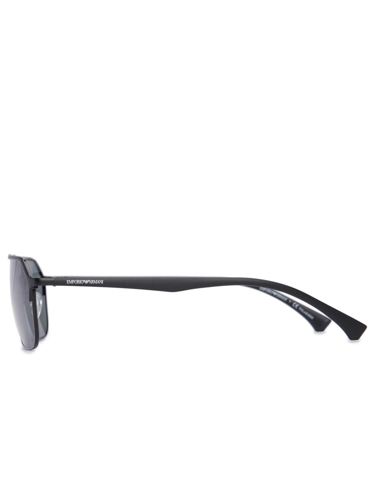 óculos De Sol Unissex Quadrado Preto Emporio Armani