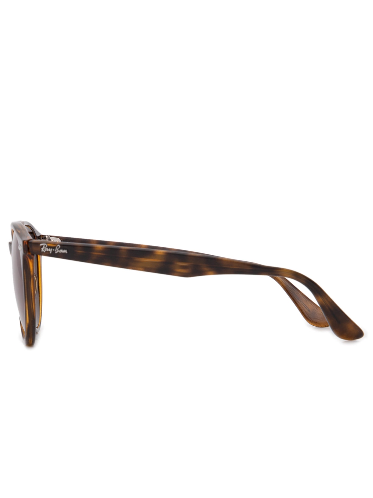 Óculos De Sol Unissex Redondo Marrom Ray-ban