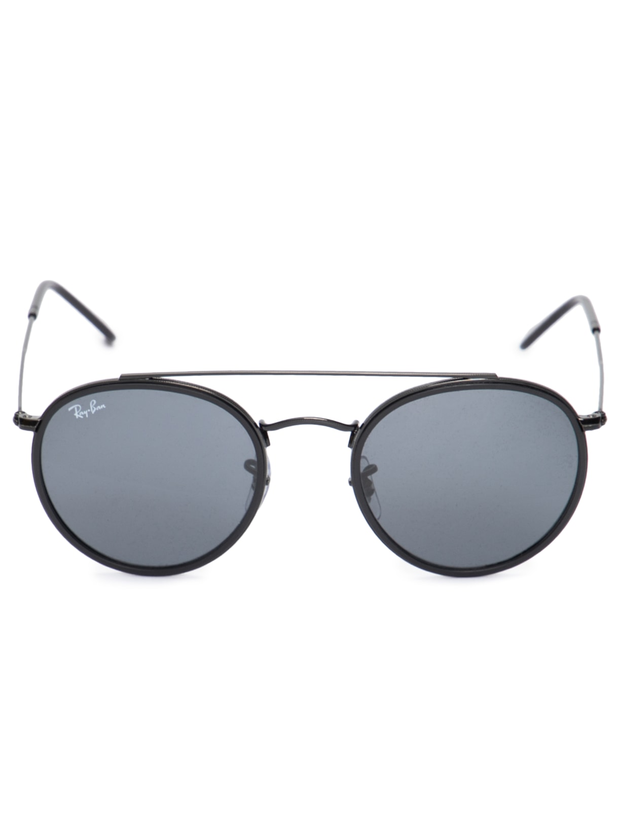 óculos De Sol Unissex Redondo - Preto