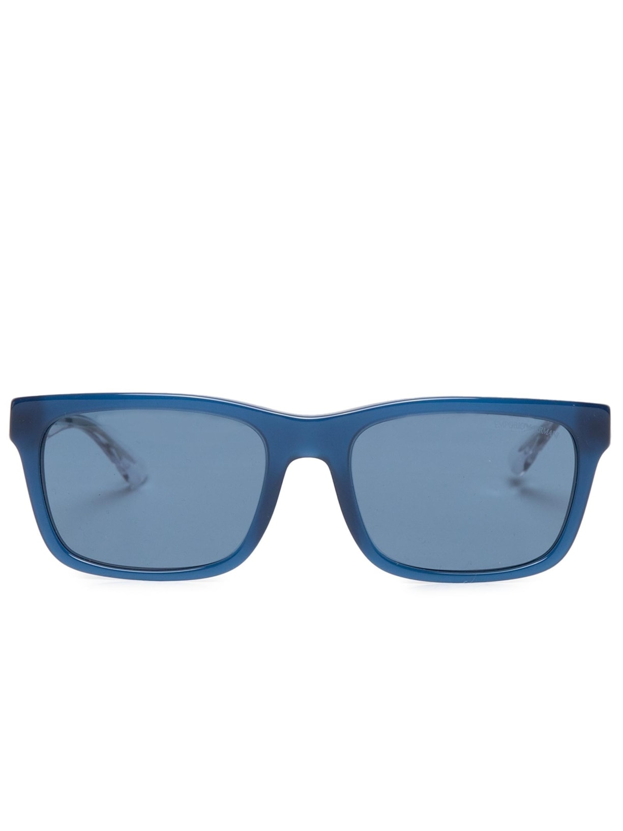 Óculos De Sol Unissex Retangular - Azul