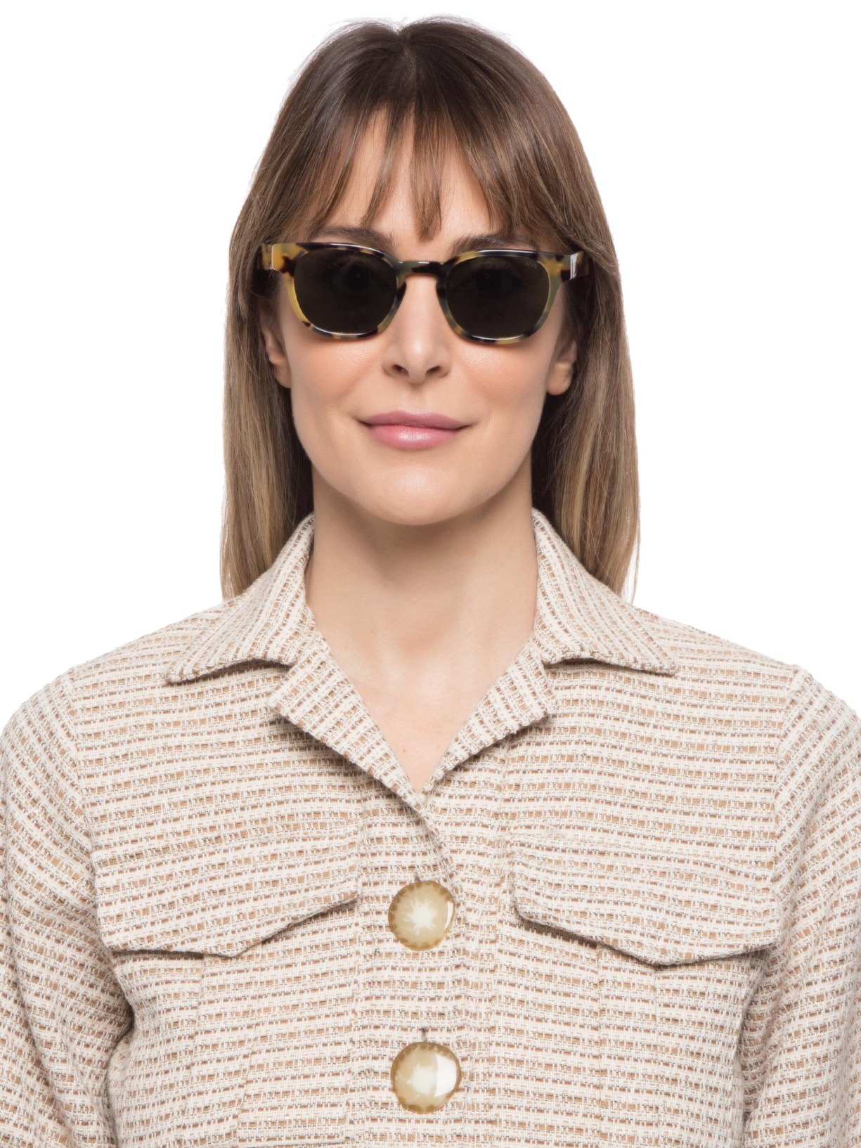 Óculos De Sol Unissex Sasha Demi Verde Livo