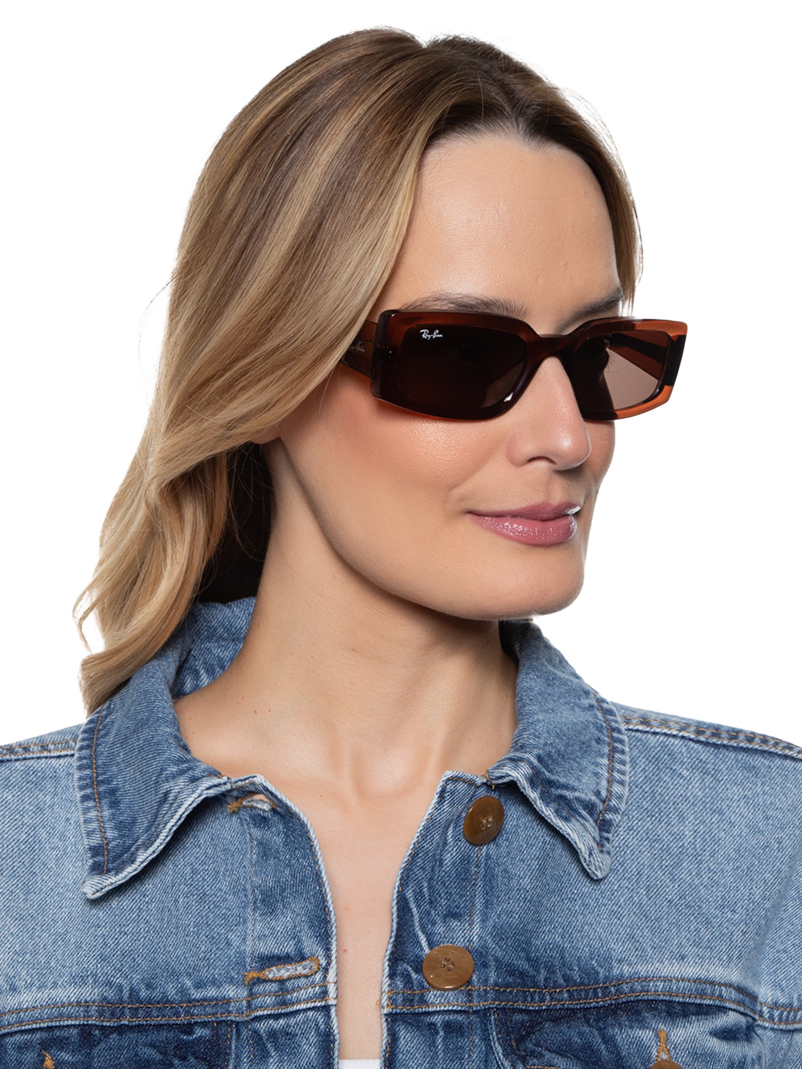 Óculos De Sol Unissex Sol Kiliane Bio-Based - Ray-Ban - Preto