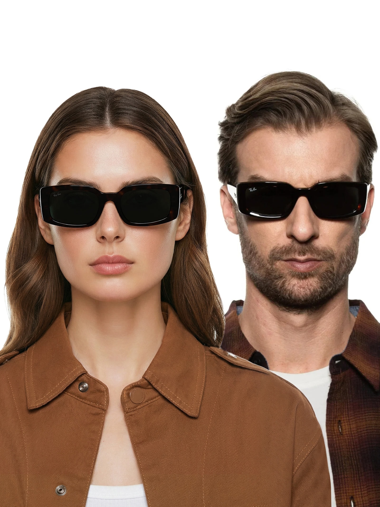 Óculos De Sol Unissex Sol Kiliane Bio-Based - Ray-Ban - Marrom