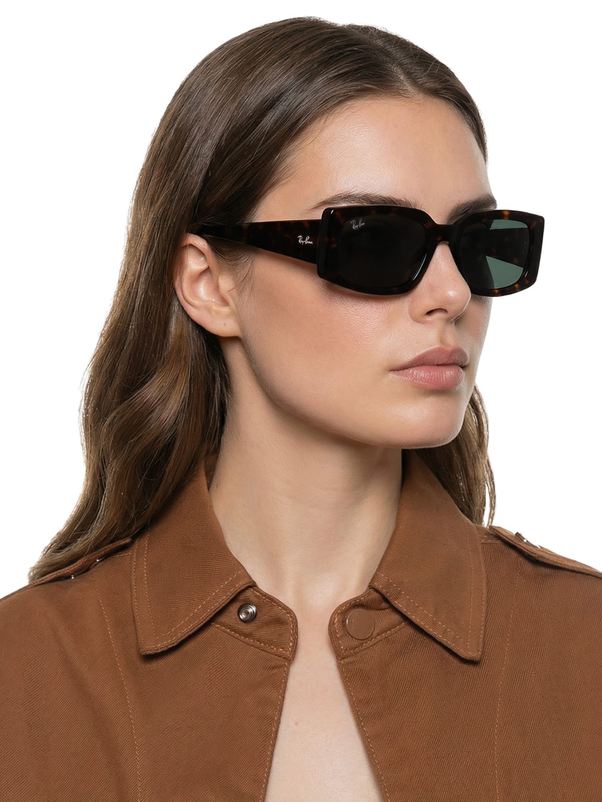 Óculos De Sol Unissex Sol Kiliane Bio-Based Marrom Ray-ban