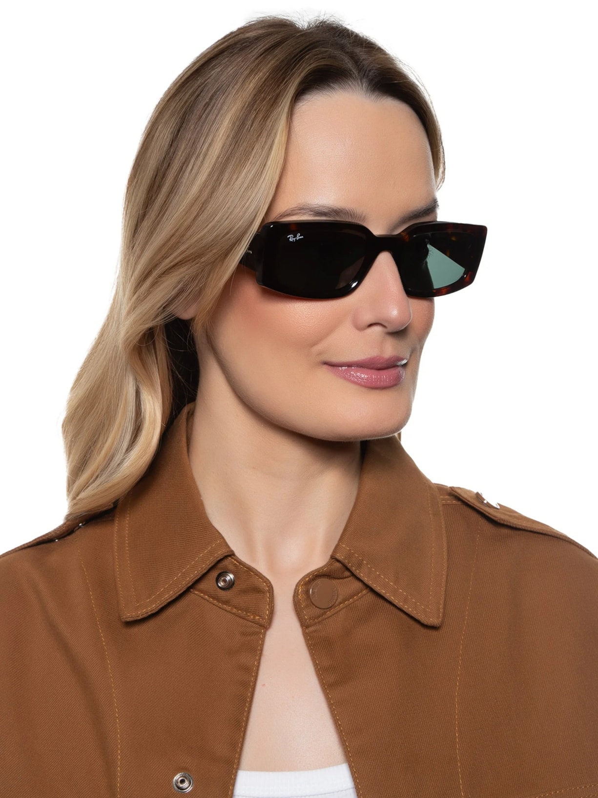 Óculos De Sol Unissex Sol Kiliane Bio-Based Marrom Ray-ban