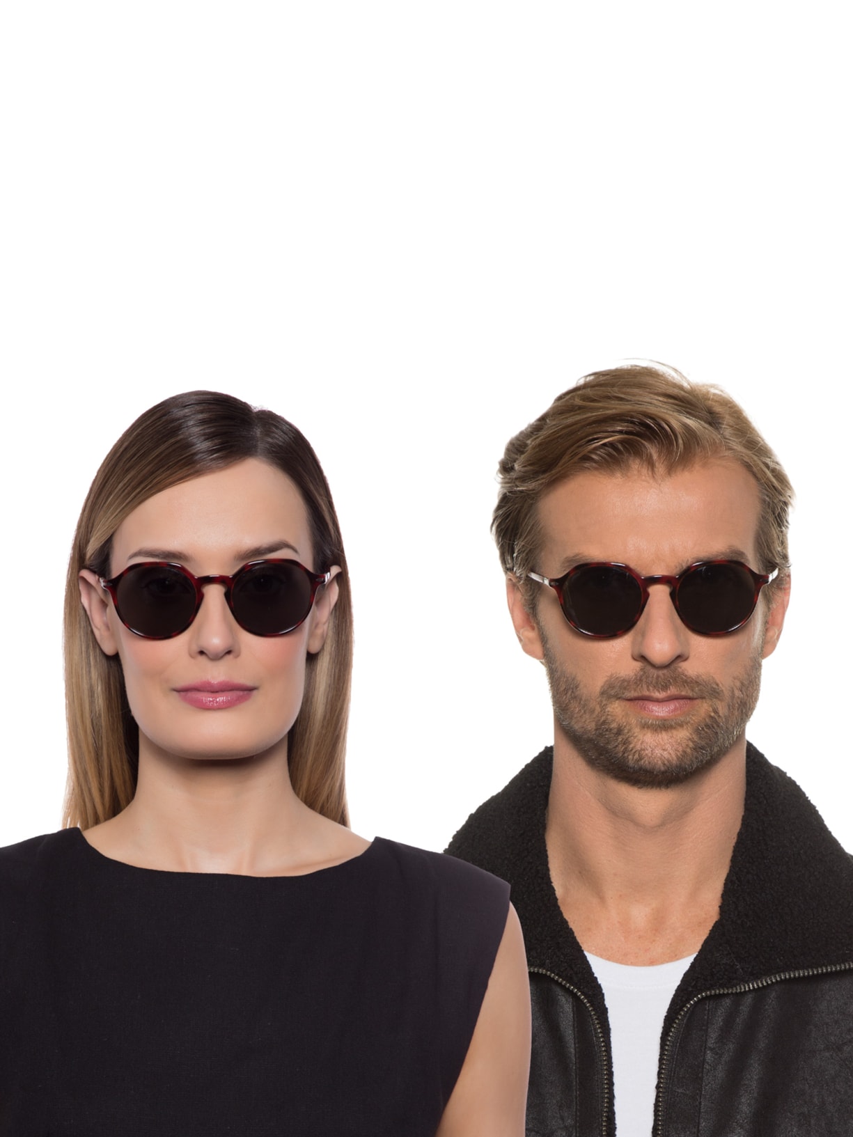 Óculos De Sol Unissex Tartaruga Vermelho Persol