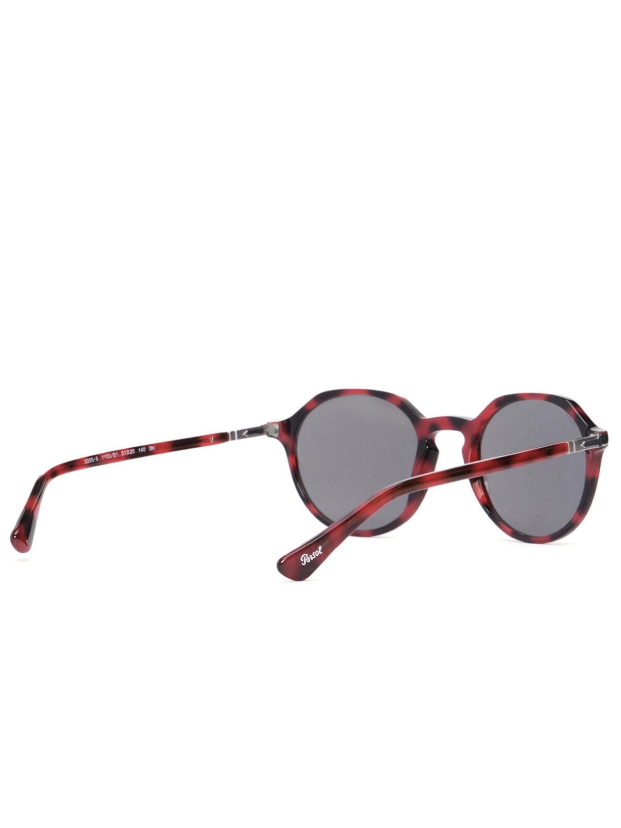 Óculos De Sol Unissex Tartaruga Vermelho Persol