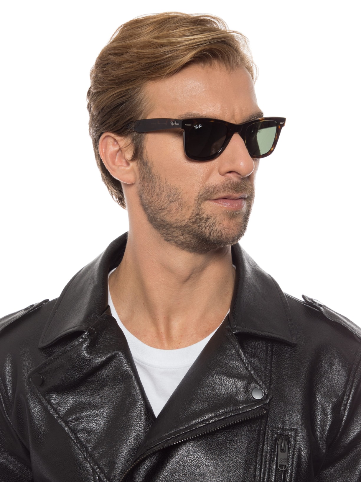 Óculos De Sol Unissex Wayfarer Marrom Ray-ban