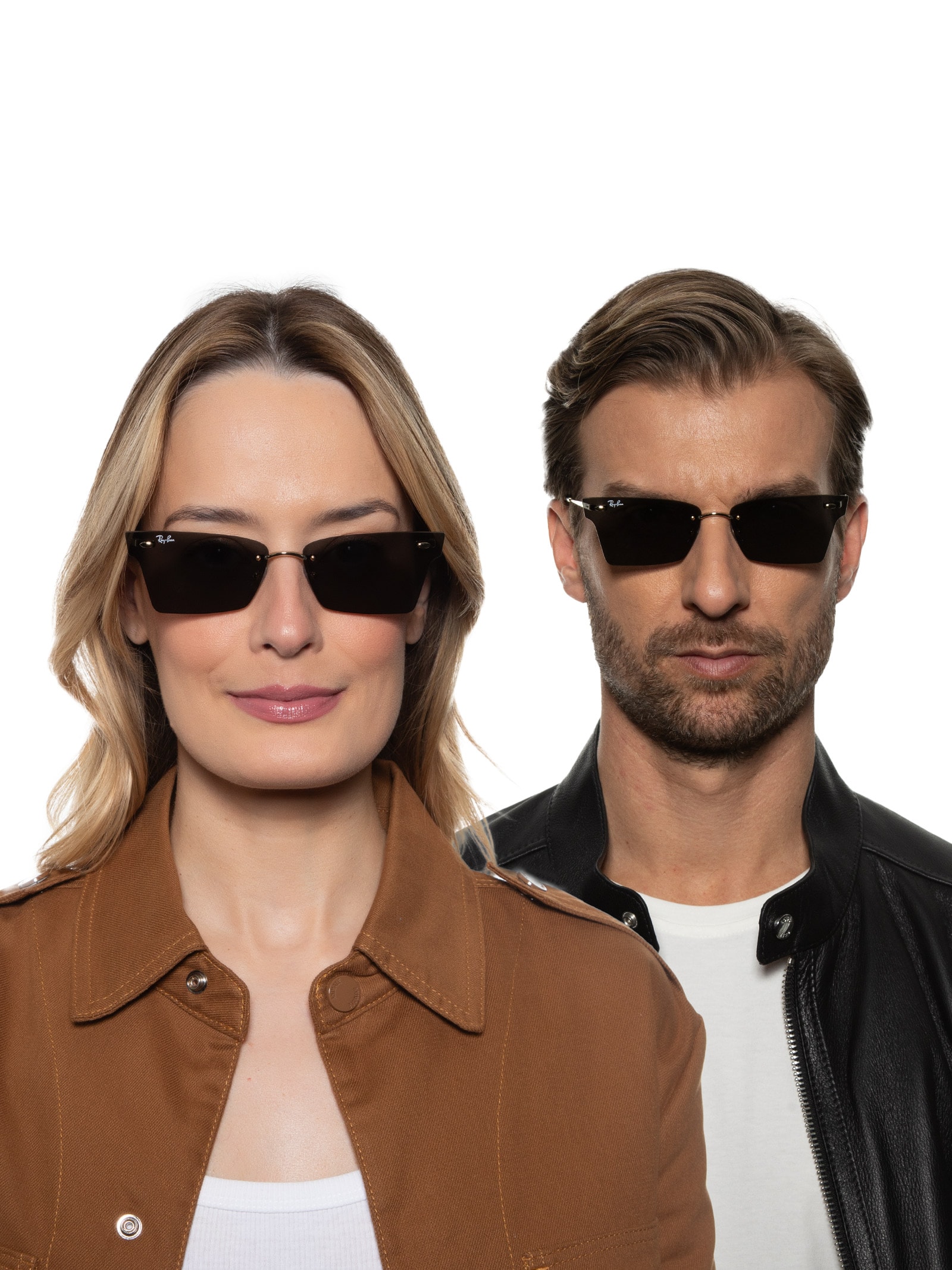 Óculos De Sol Unissex Xime Bio-Based - Preto - Ray-Ban