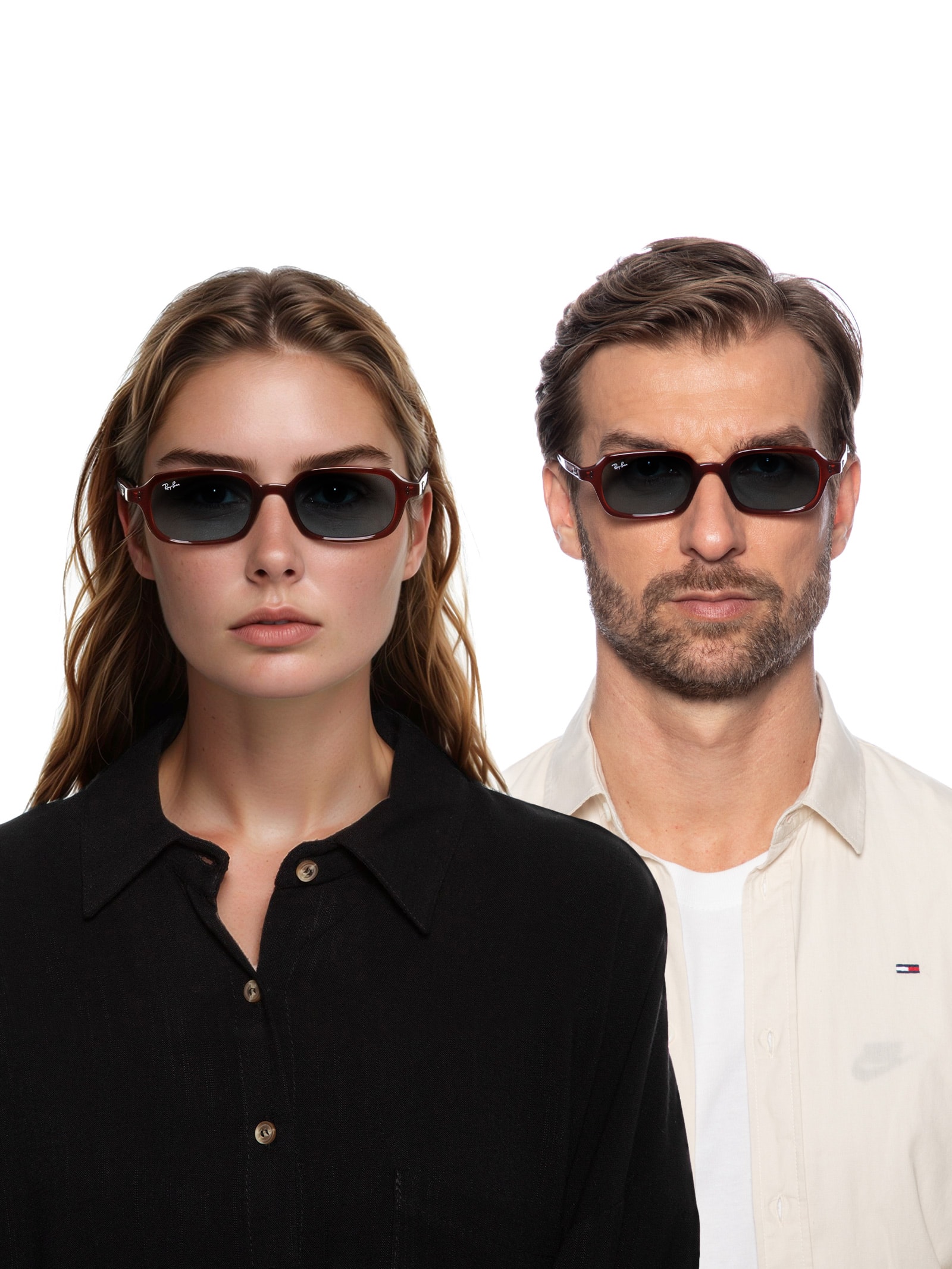 Ray-Ban - Óculos De Sol Unissex Zuri Bio Based - Vinho