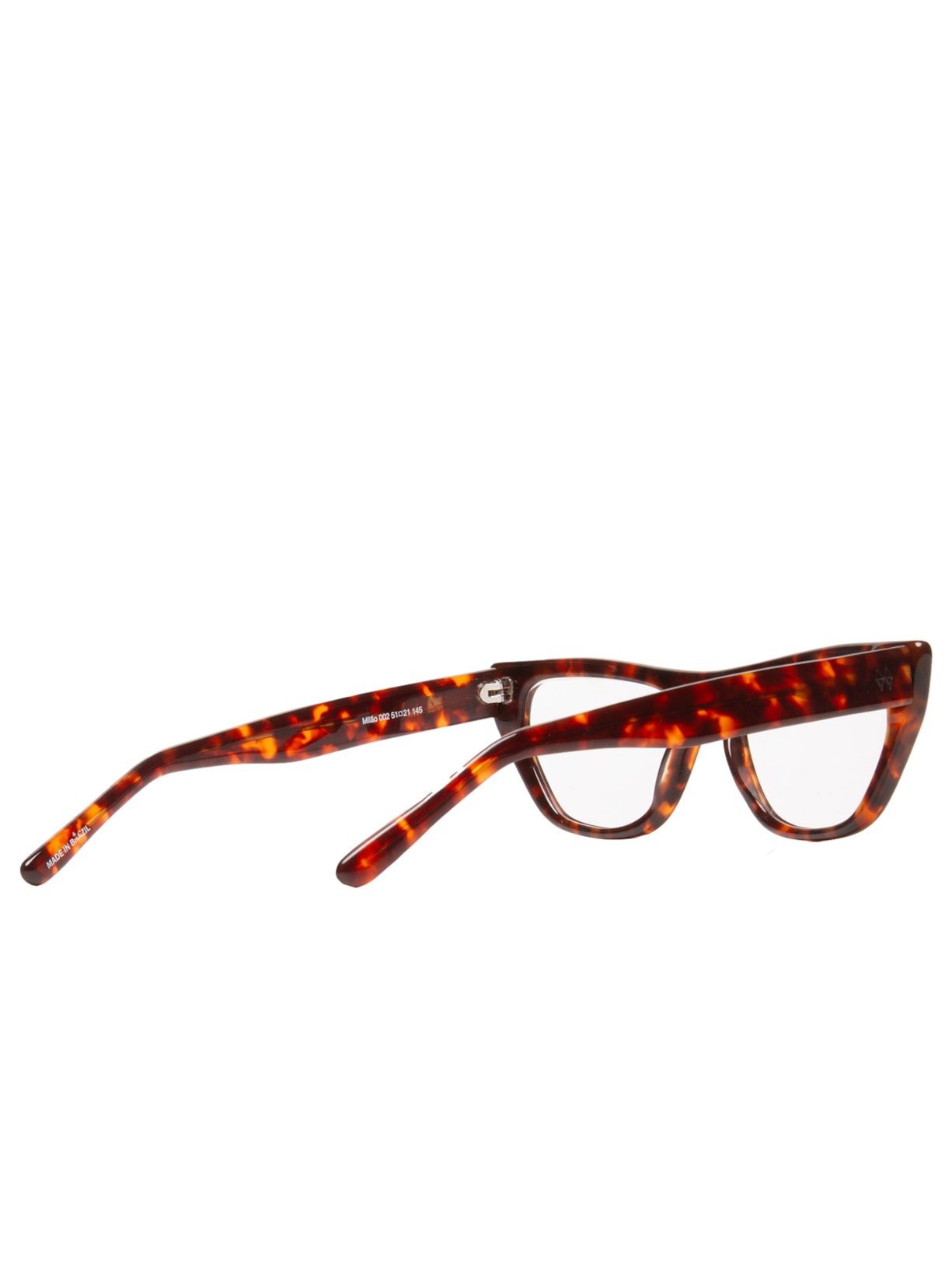 Óculos Feminino Adulto Milão Grau Marrom Helena Bordon