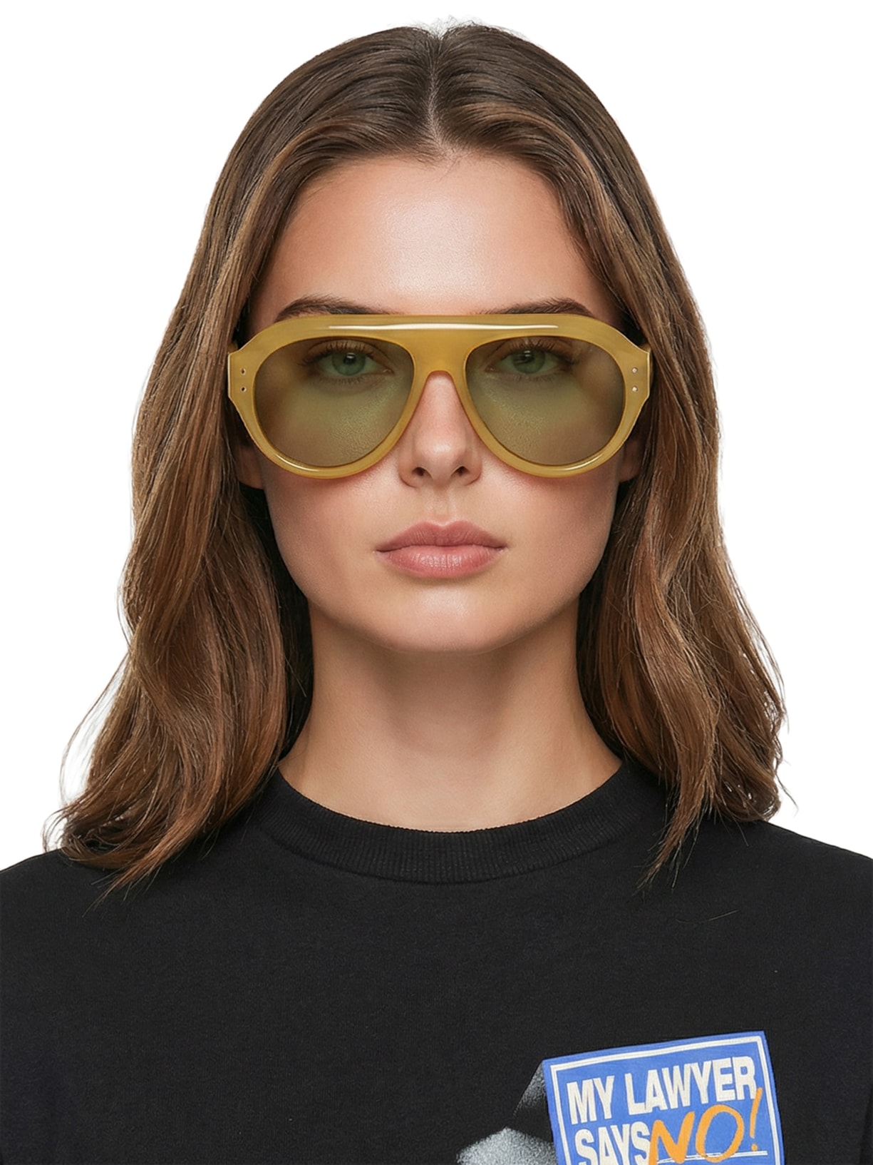 Óculos Feminino Astra Amarelo Francesca