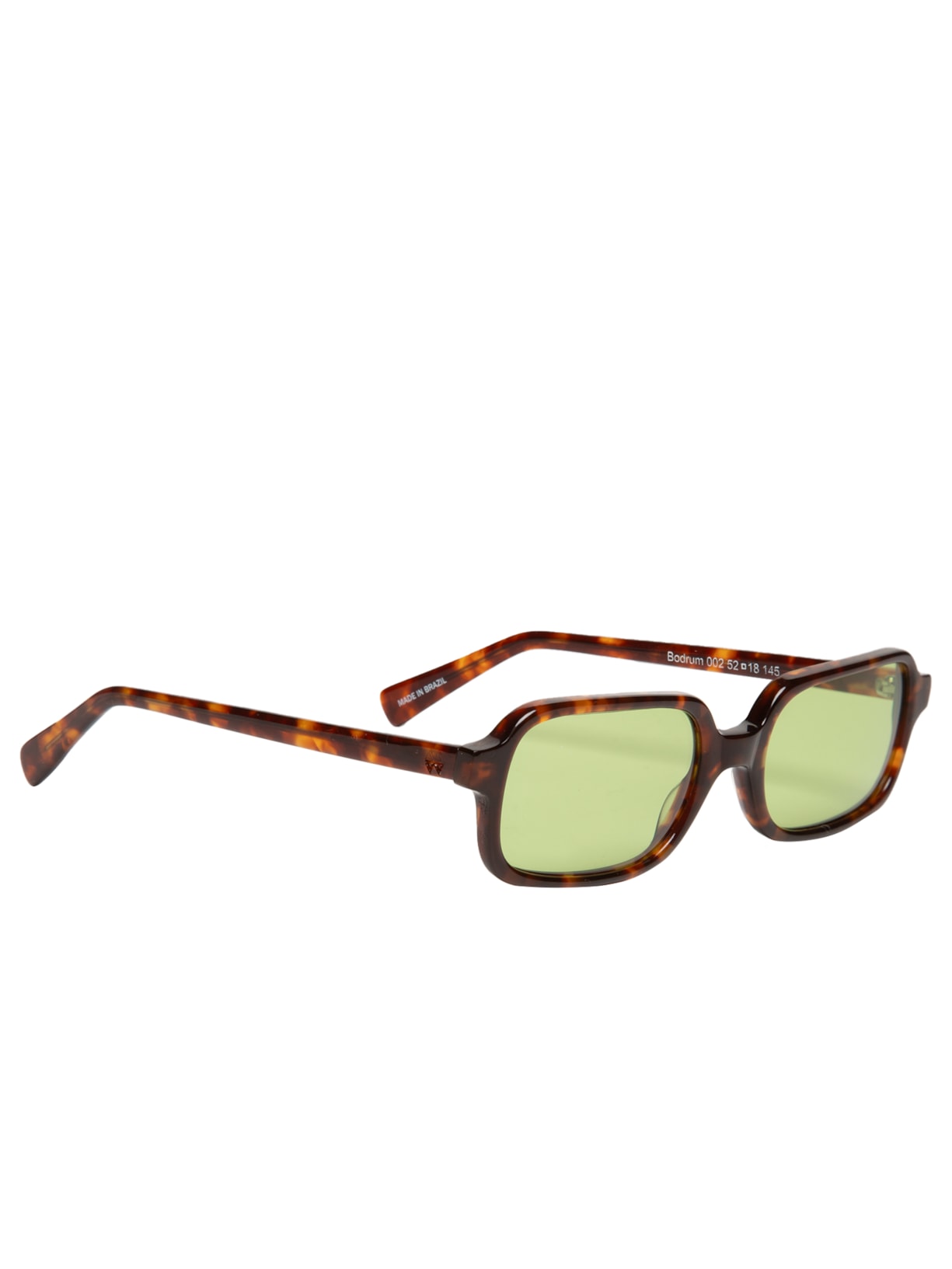 Óculos Feminino Bodrum Demi Com Lente Verde Marrom Helena Bordon