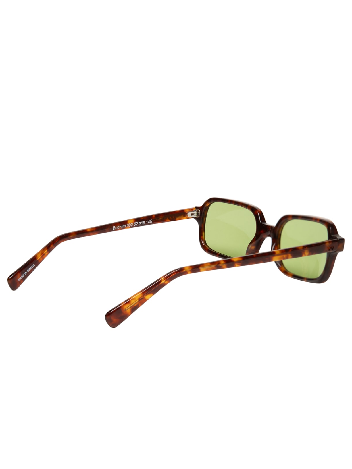 Óculos Feminino Bodrum Demi Com Lente Verde Marrom Helena Bordon