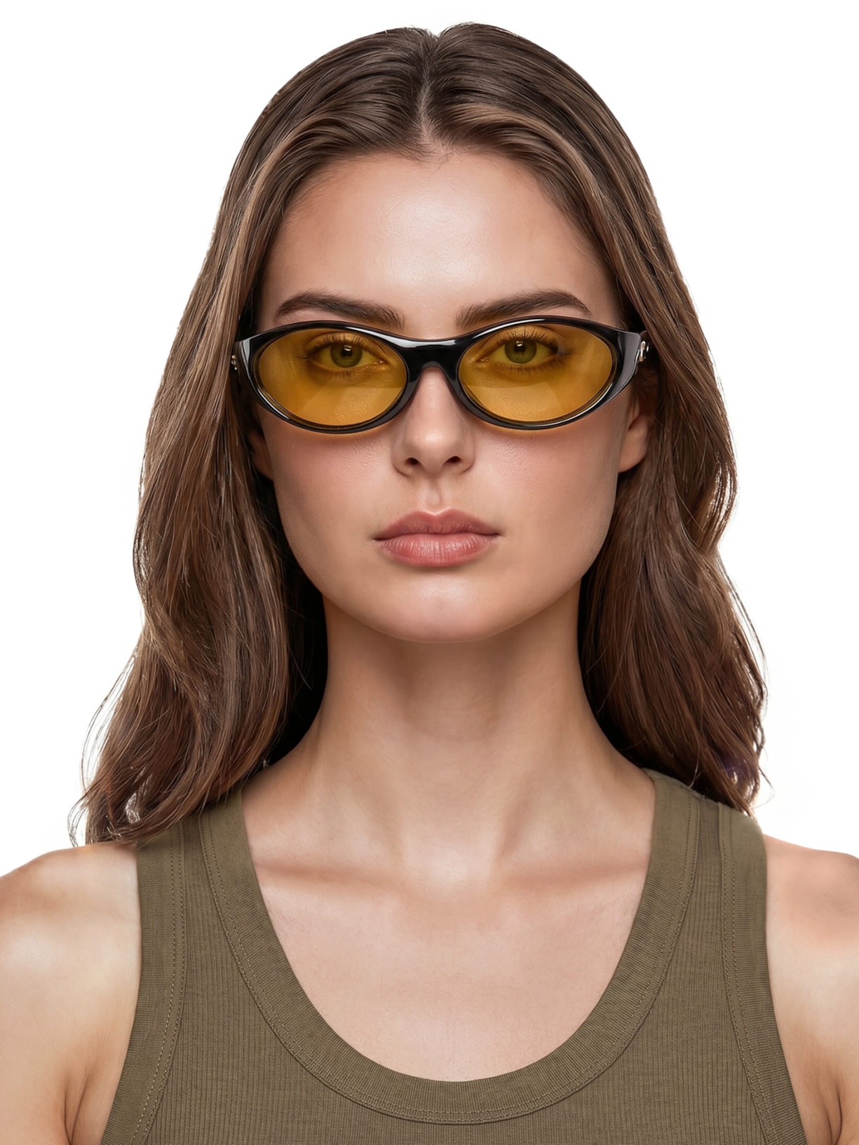Óculos Feminino Cycling Sunglasses Preto Coperni