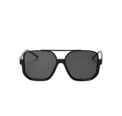 Óculos Feminino De Sol Quadrado - Preto