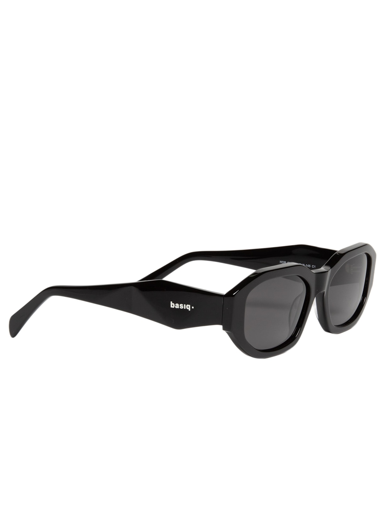 Óculos Feminino Geométrico Preto Basiq
