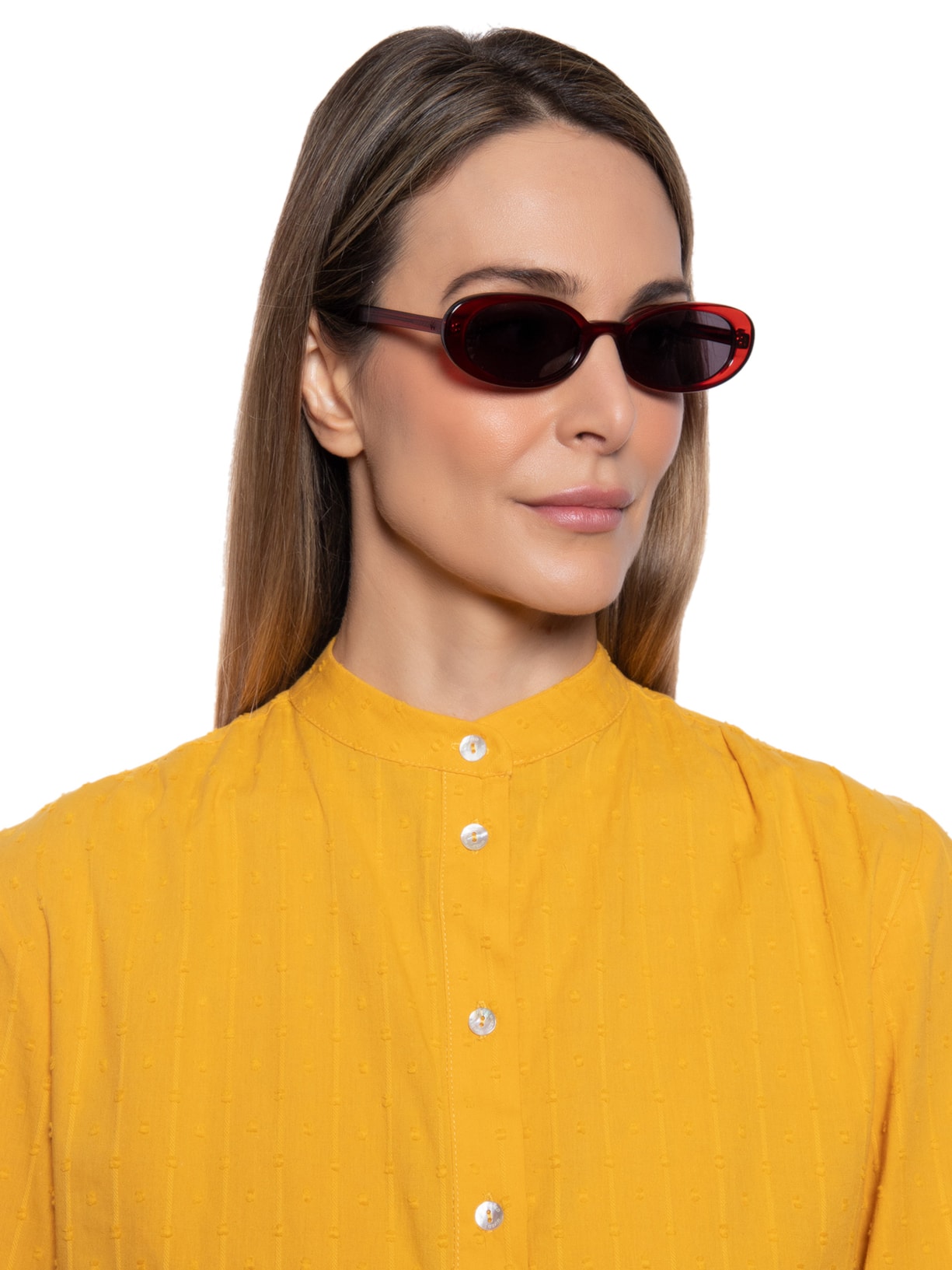 Óculos Feminino Londres Vermelho Helena Bordon