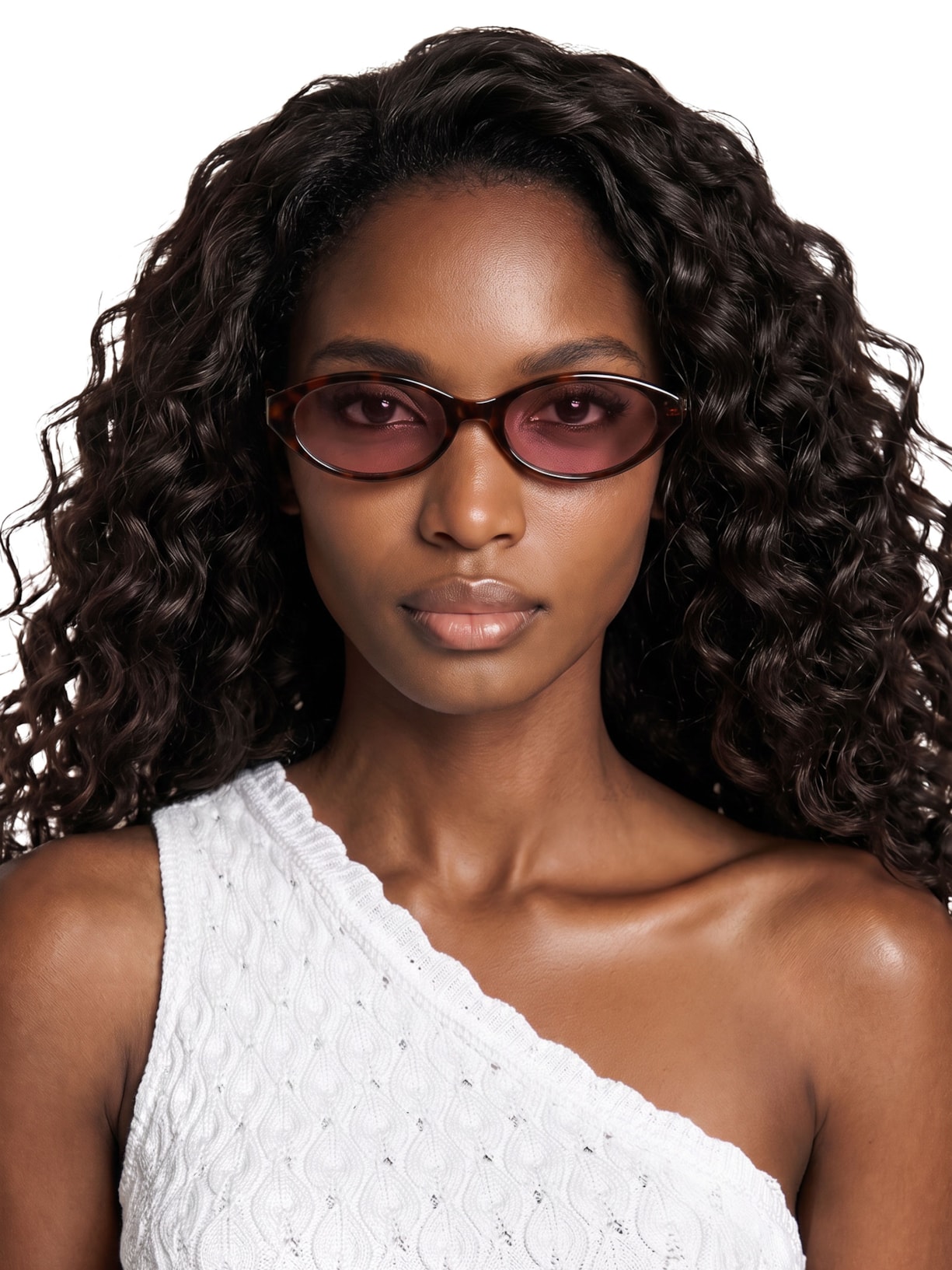Óculos Feminino Oval Marrom Market 33