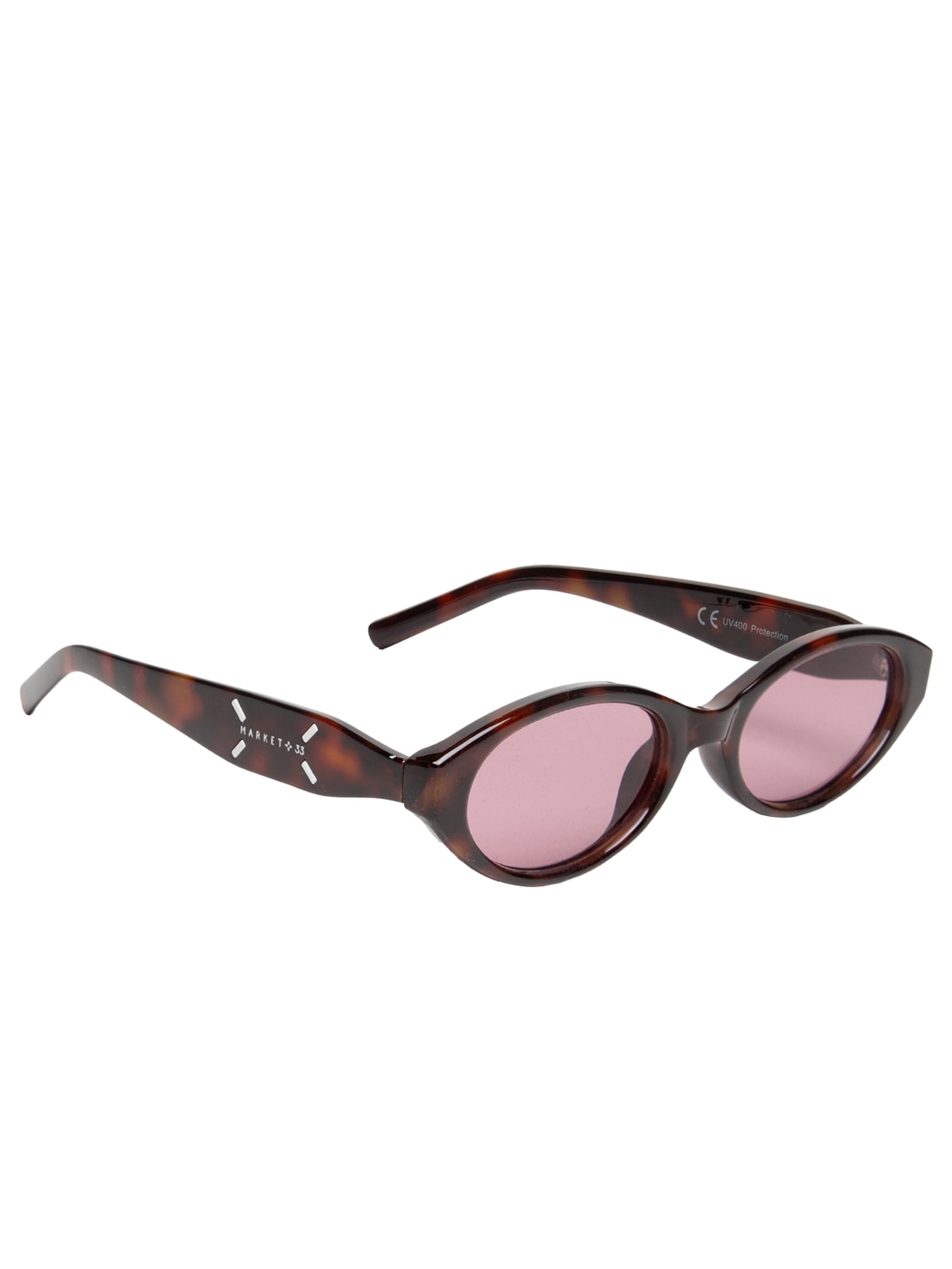 Óculos Feminino Oval Marrom Market 33
