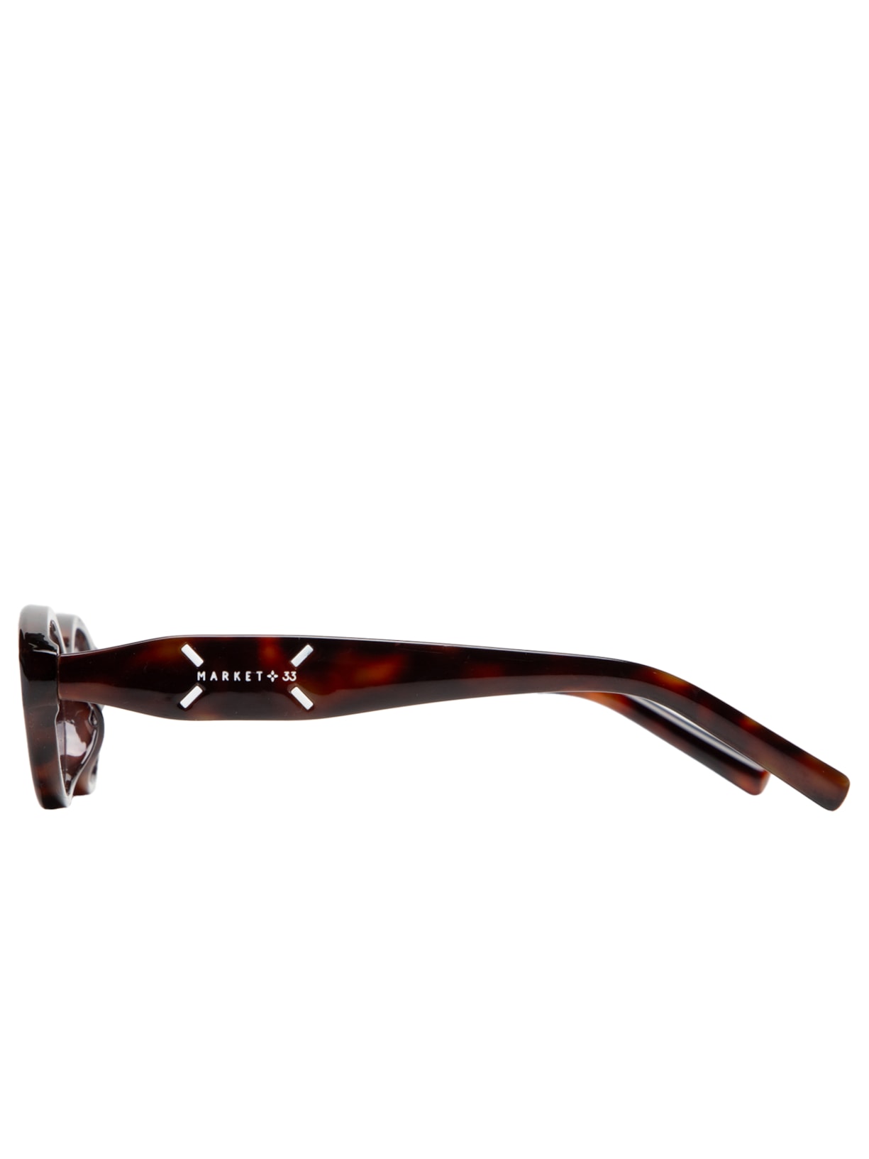 Óculos Feminino Oval Marrom Market 33