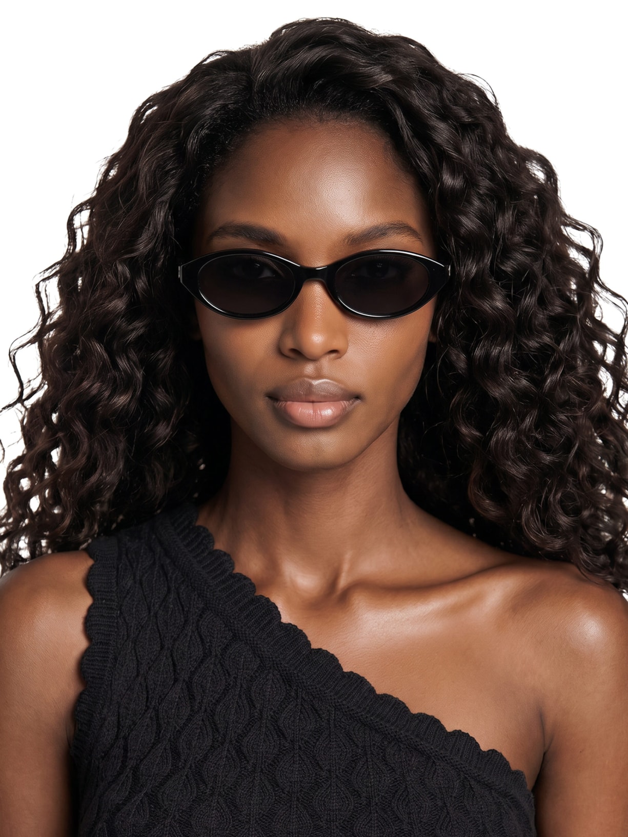 Óculos Feminino Oval Preto Market 33