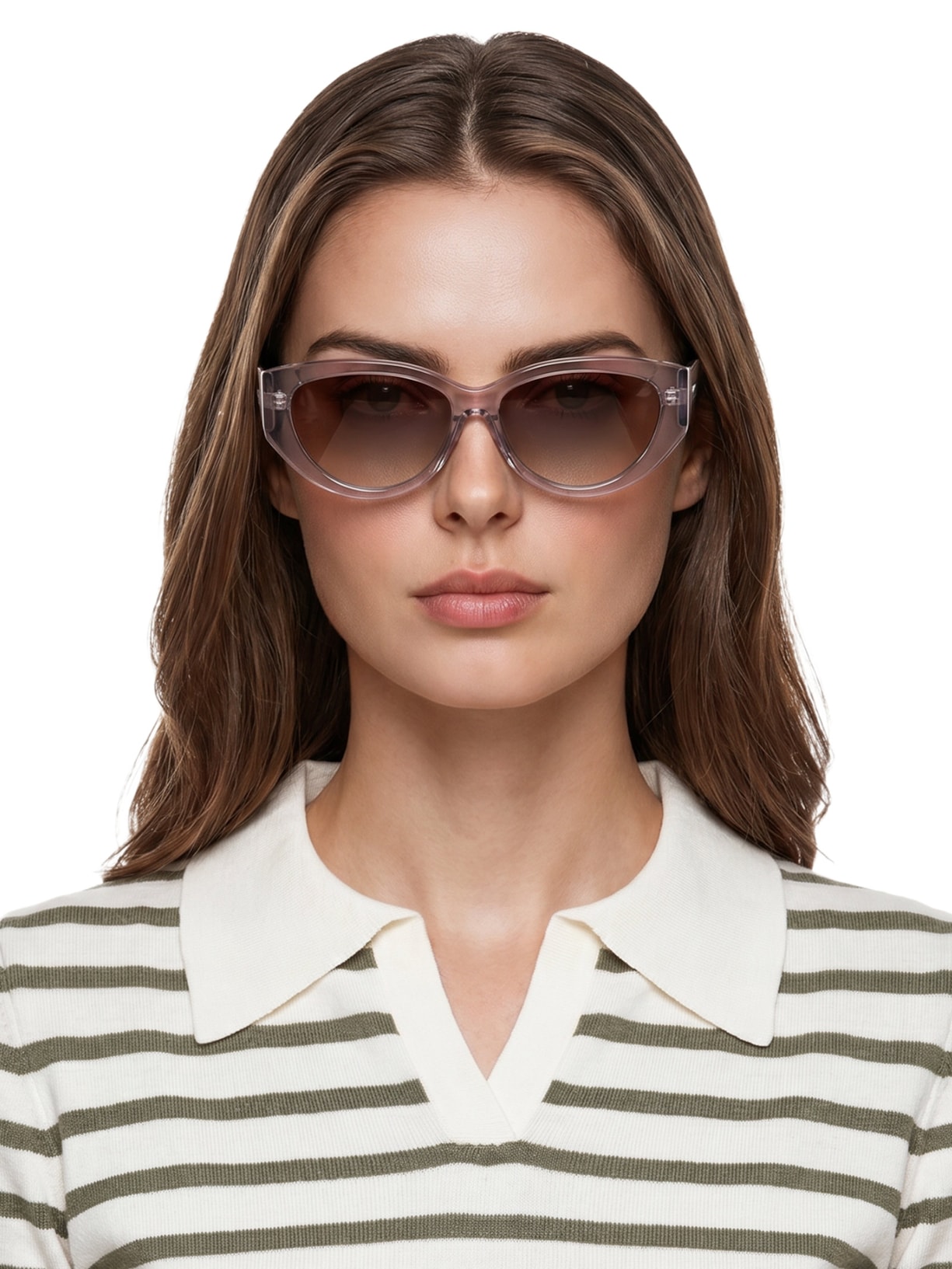 Óculos Feminino Redondo Rosa Basiq