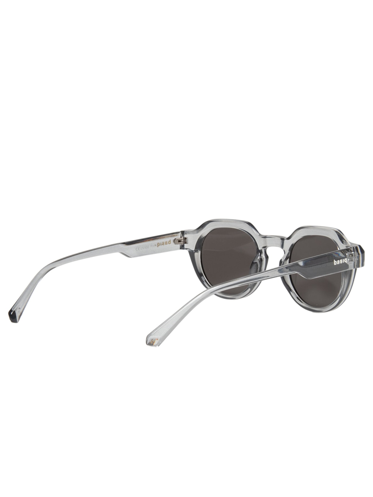 Óculos Feminino Redondo Transparente Cinza Basiq