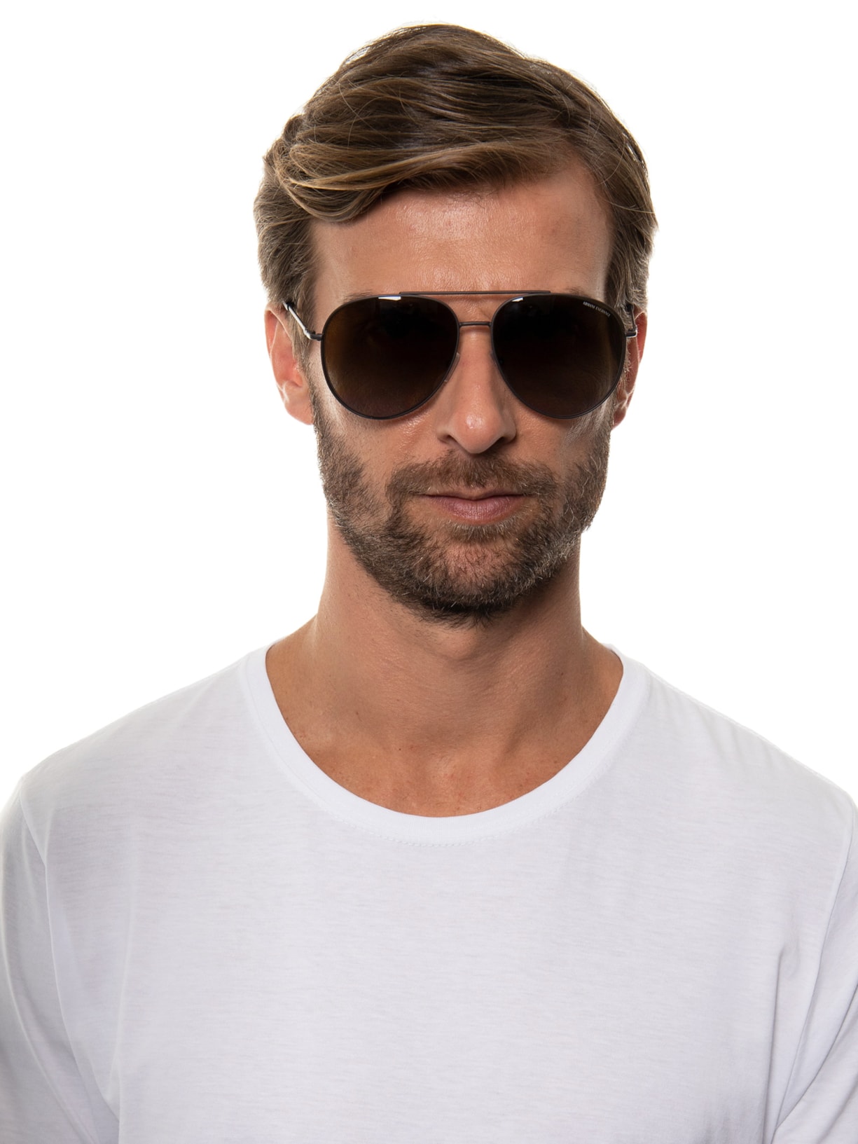 óculos Masculino Armani Exchange Marrom Armani Exchange