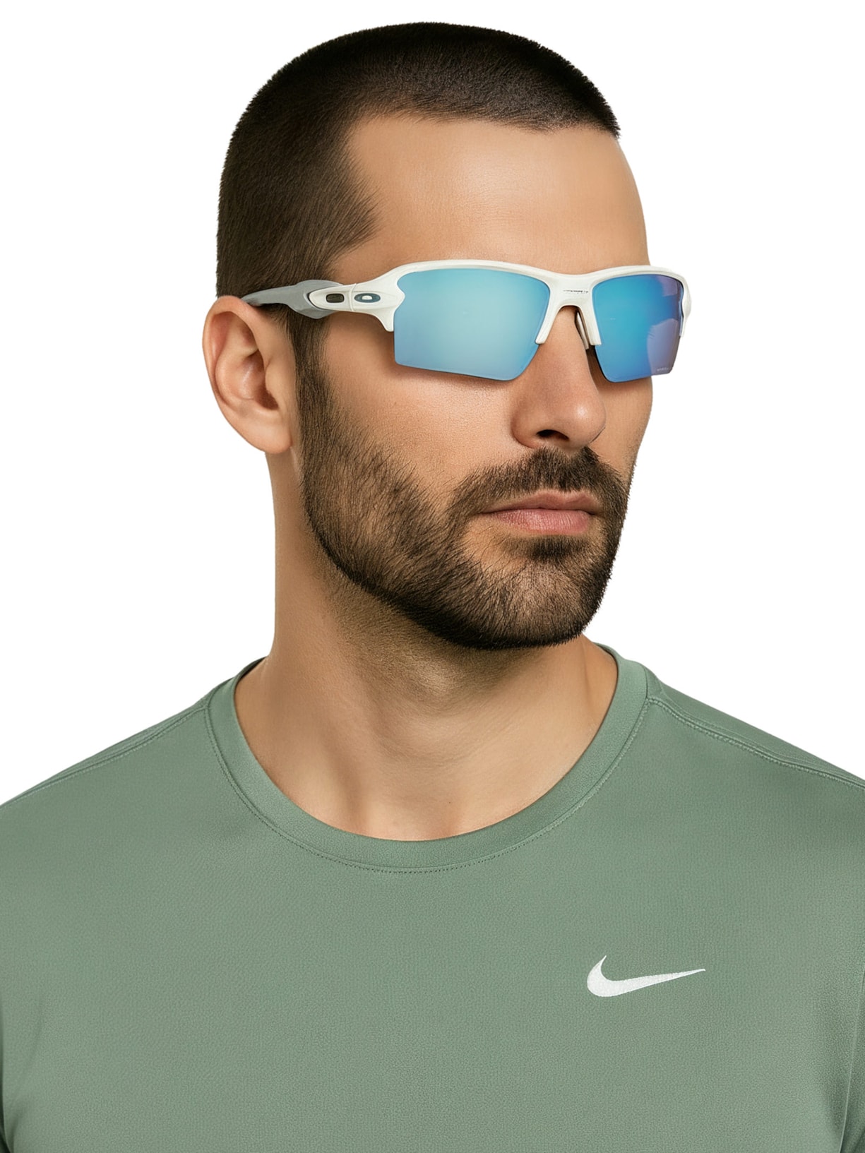 Óculos Masculino Flak 2.0 Xl Mist W/ Prizm Dp Wtr Pol Azul Oakley