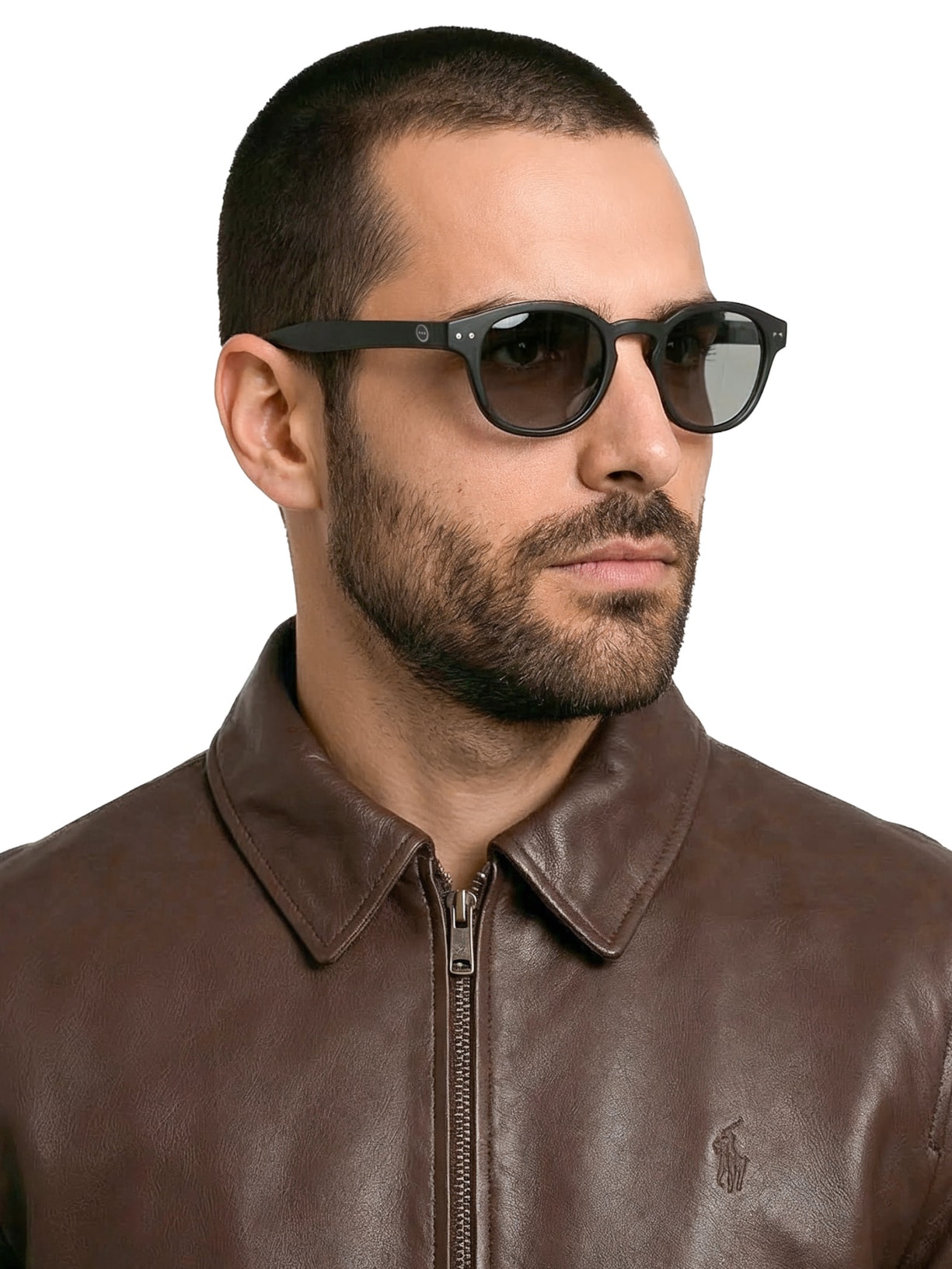 Óculos Unissex C Sun Retro Square Preto Izipizi